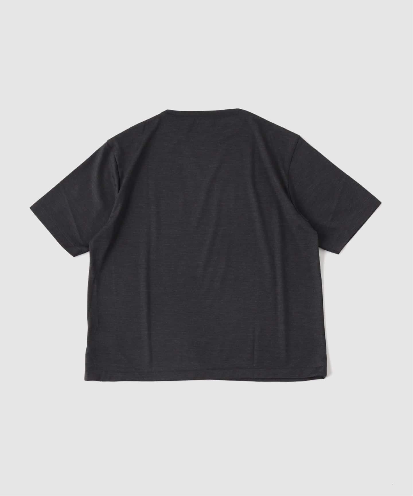 ETS.MATERIAUX(マテリオ) wool boat neck Tシャツ（Tシャツ