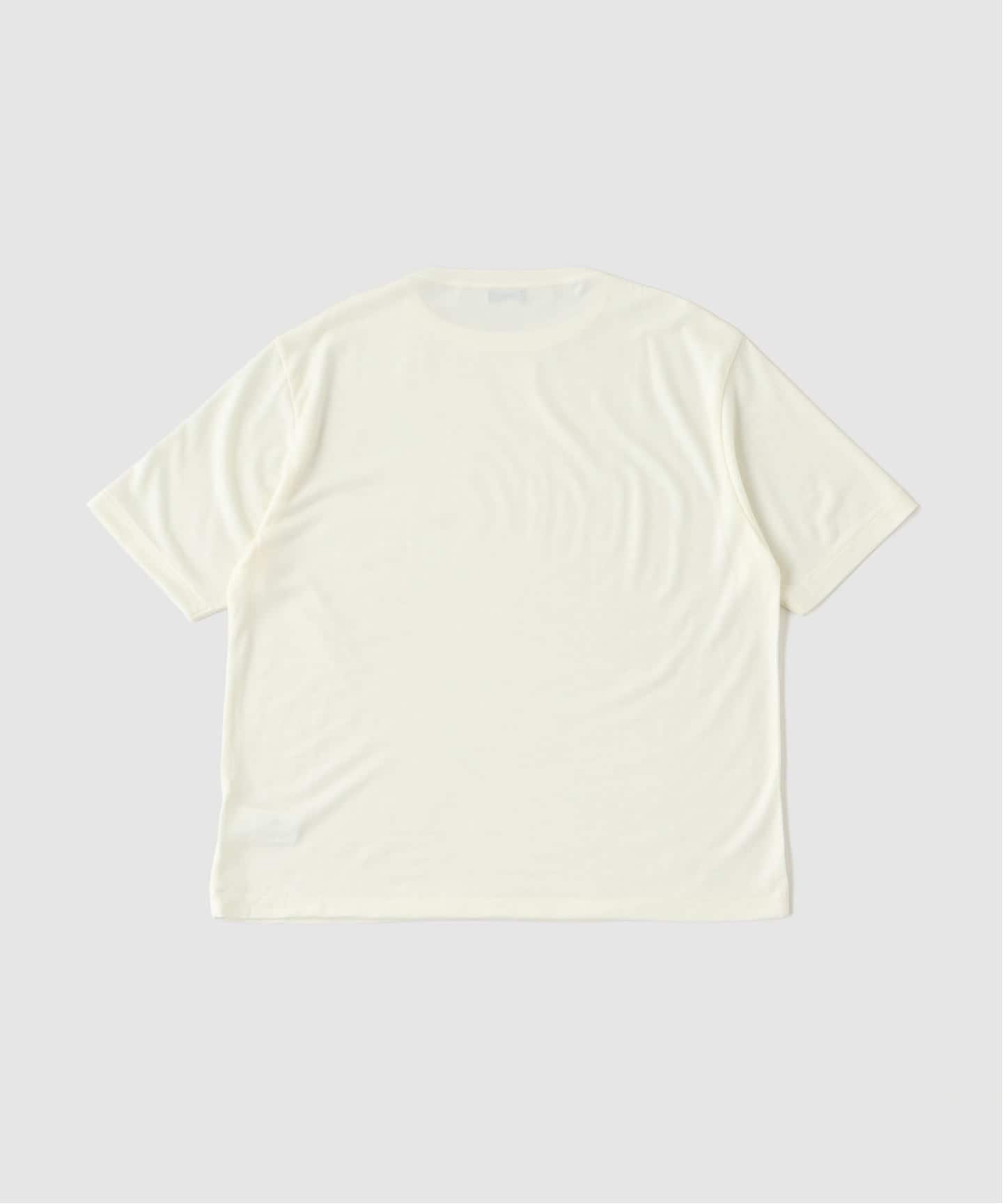 ETS.MATERIAUX(マテリオ) wool boat neck Tシャツ（Tシャツ