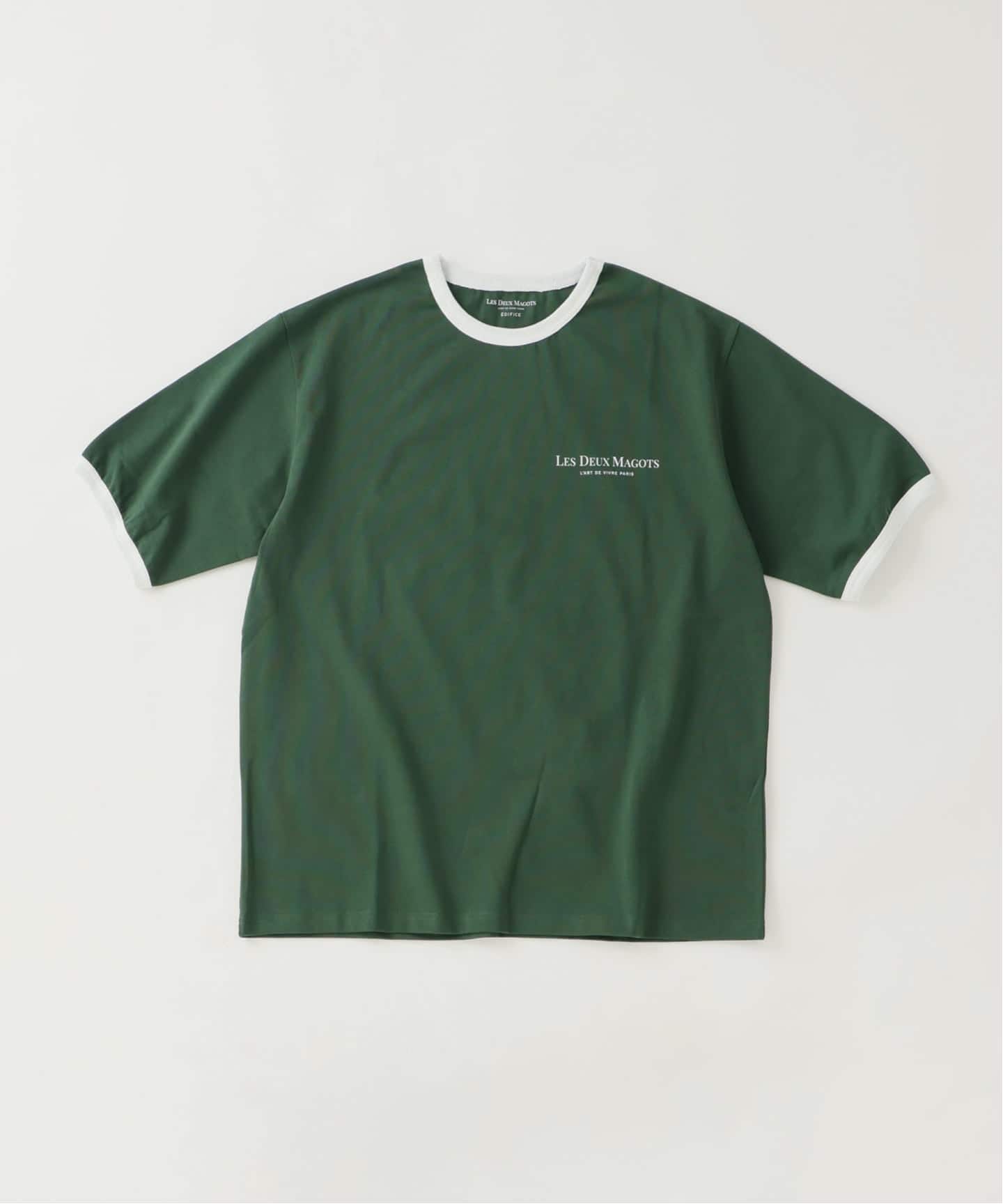 LES DEUX MAGOTS (ドゥマゴ) リンガーTシャツ（Tシャツ／カットソー
