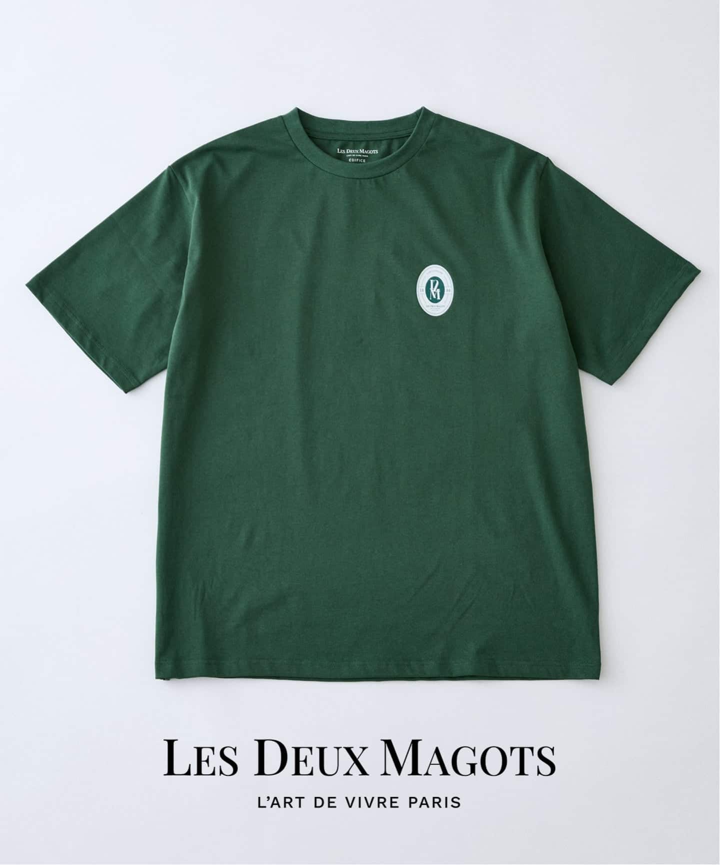 予約》LES DEUX MAGOTS (ドゥマゴ) レタリング Tシャツ（Tシャツ