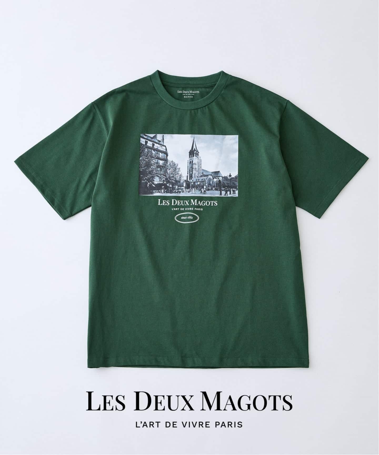 予約》LES DEUX MAGOTS (ドゥマゴ) フォトTシャツ（Tシャツ