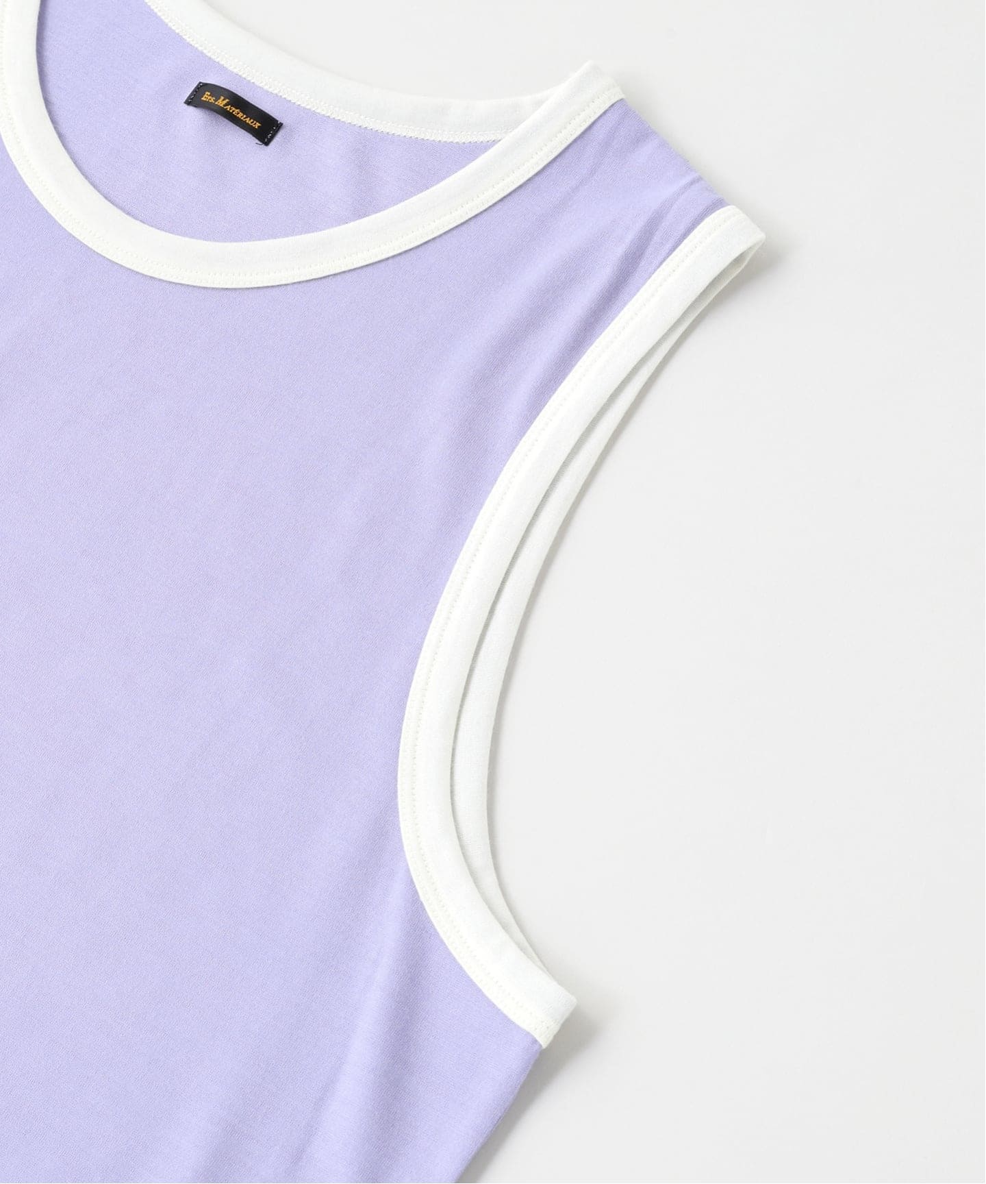 ETS.MATERIAUX(マテリオ) wool ringer tanktop（Tシャツ／カットソー