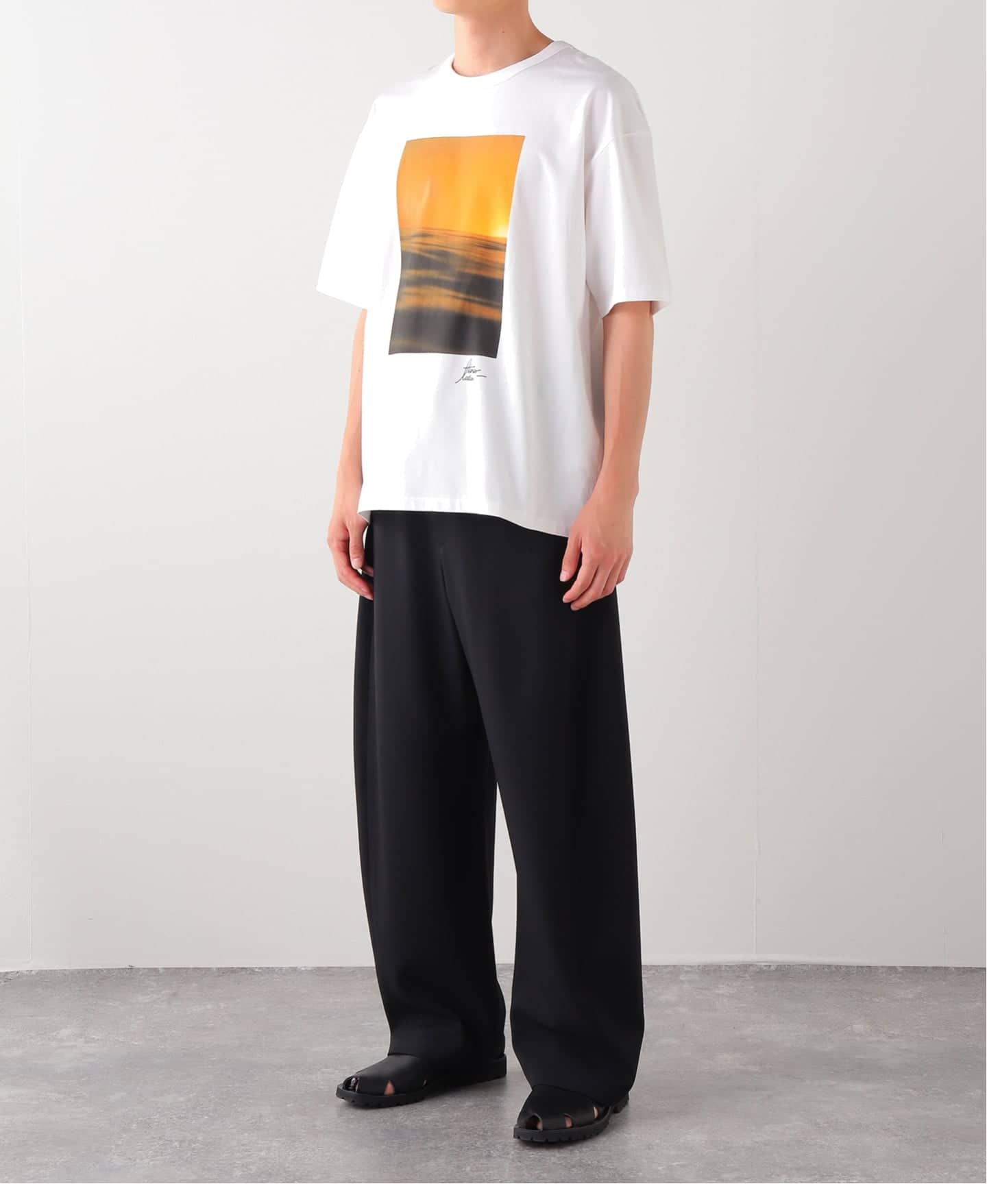 Thomas Inoue Tシャツ ホワイト M トーマス　井上　ズズ　実況 追加》THOMAS LODIN(トーマス ロディン) 別注 フォト プリント Tシャツ