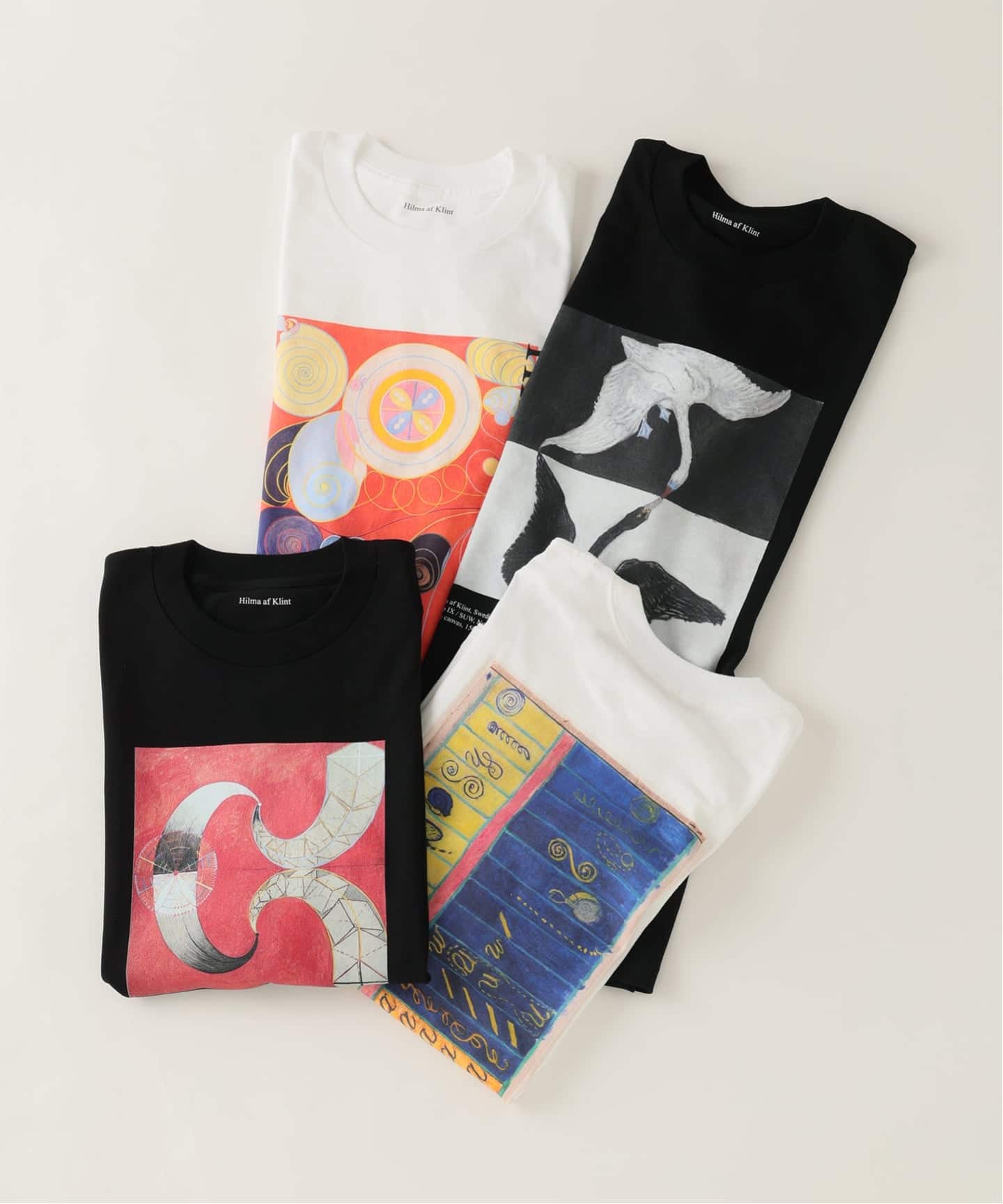 ヒルマ・アフ・クリントTシャツLサイズ Hilma af Klint（ヒルマ・アフ・クリント）別注 アート プリント T
