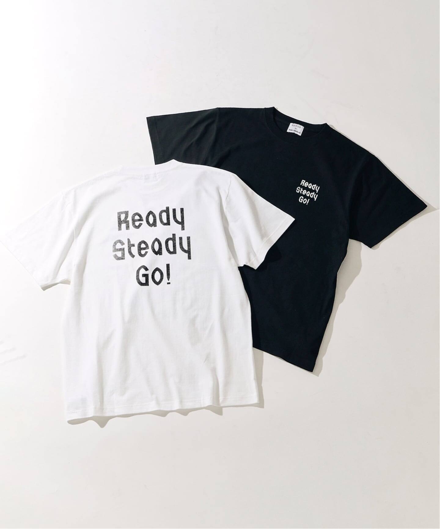 WEB限定》Ready Steady Go! / レディーステディゴー 別注 プリント T