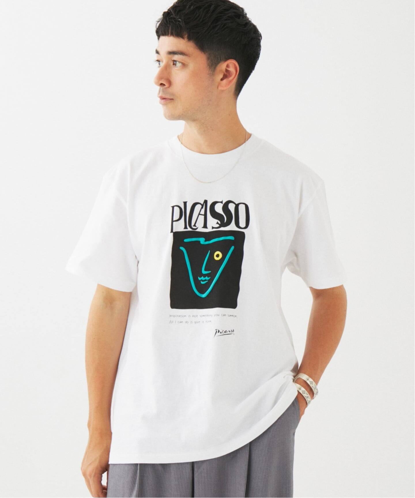 Pablo Picasso /ピカソ/ アートTシャツ / Pablo Picasso(パブロ・ピカソ) 別注 アート プリント Tシャツ（T