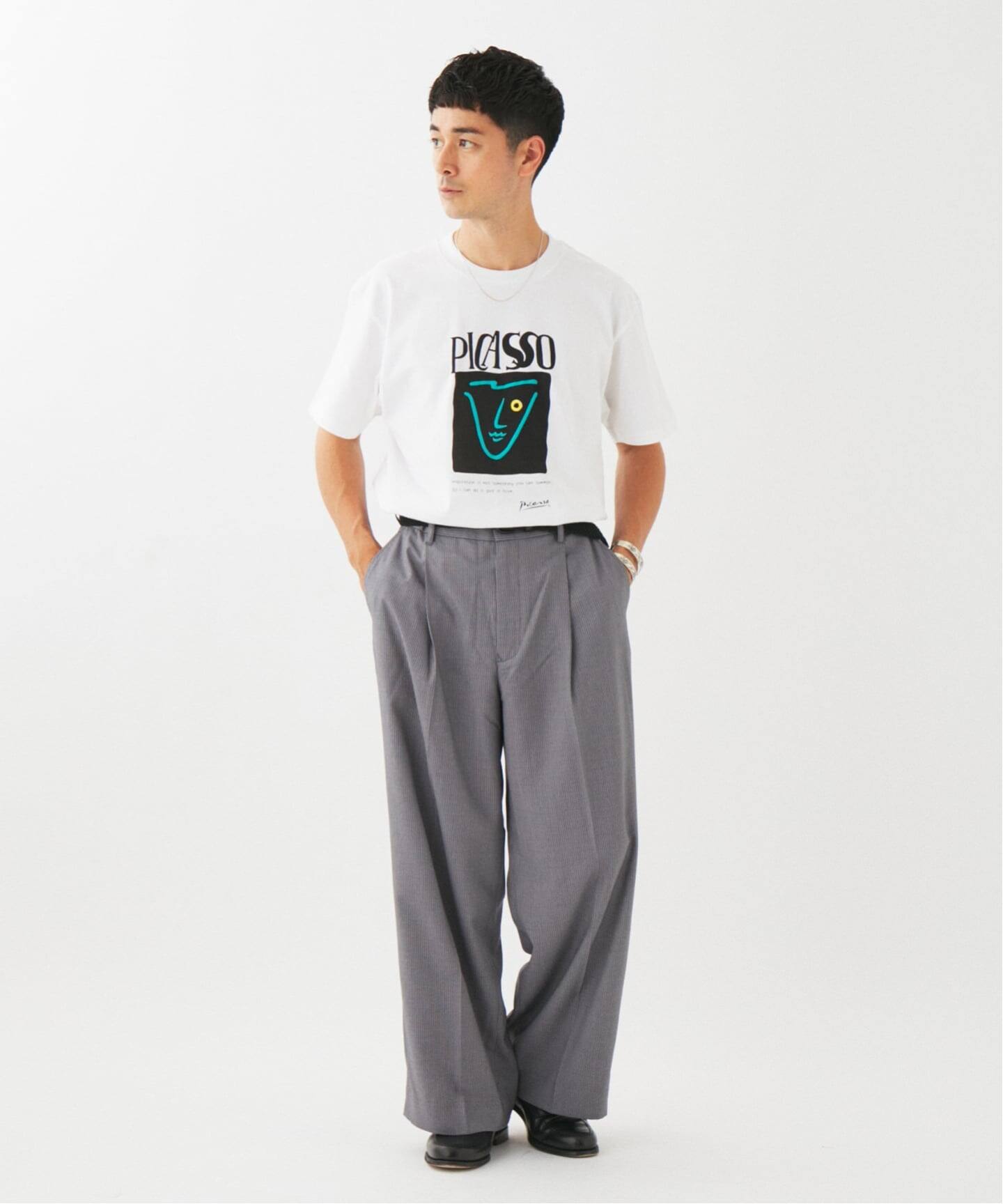 Pablo Picasso(パブロ・ピカソ) 別注 アート プリント Tシャツ（T