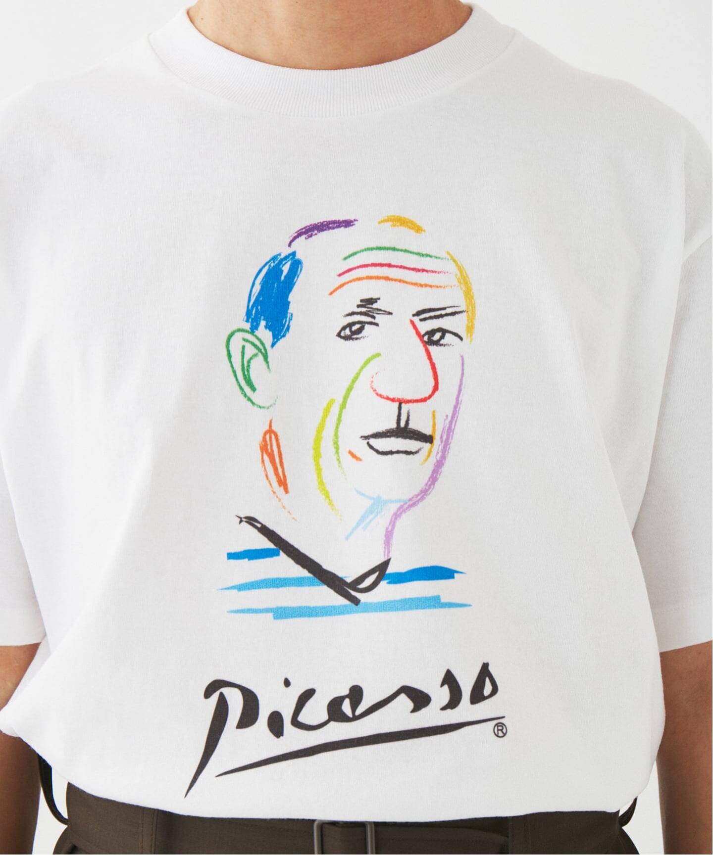 Pablo Picasso(パブロ・ピカソ) 別注 アート プリント Tシャツ（T