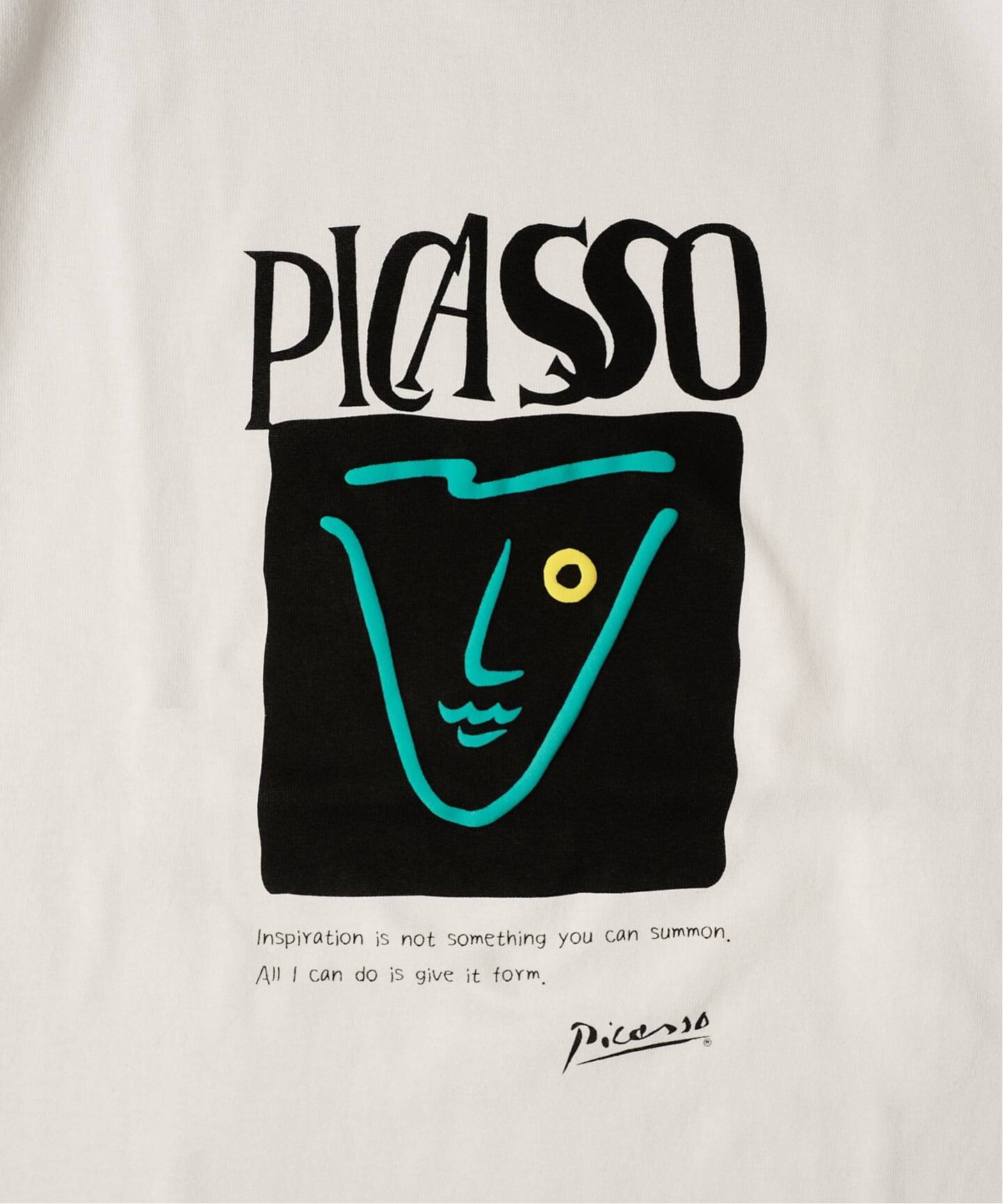 Pablo Picasso(パブロ・ピカソ) 別注 アート プリント Tシャツ（T