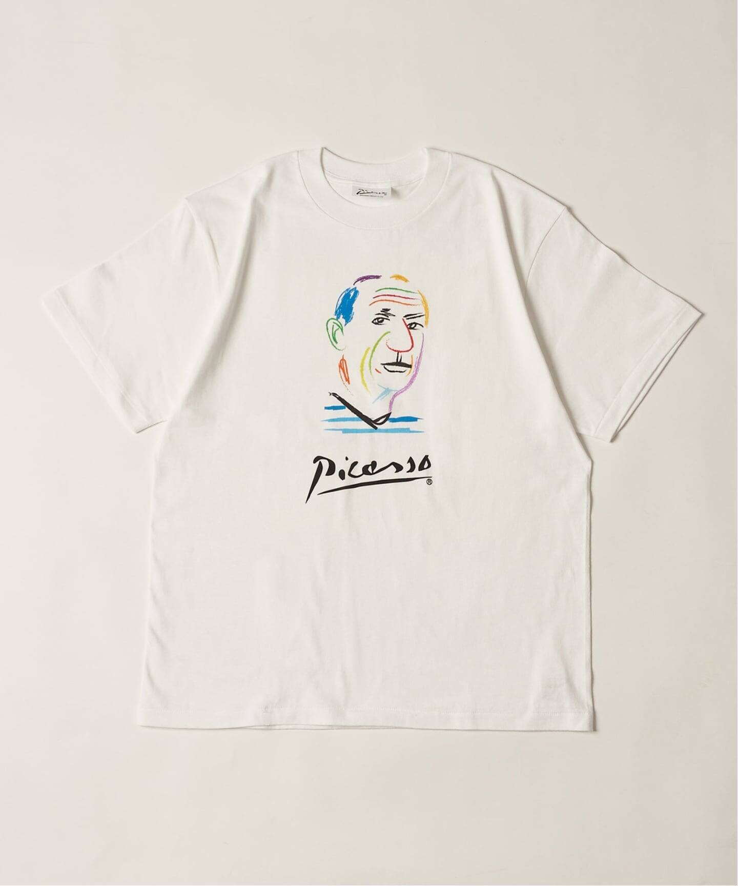 Pablo Picasso(パブロ・ピカソ) 別注 アート プリント Tシャツ（T