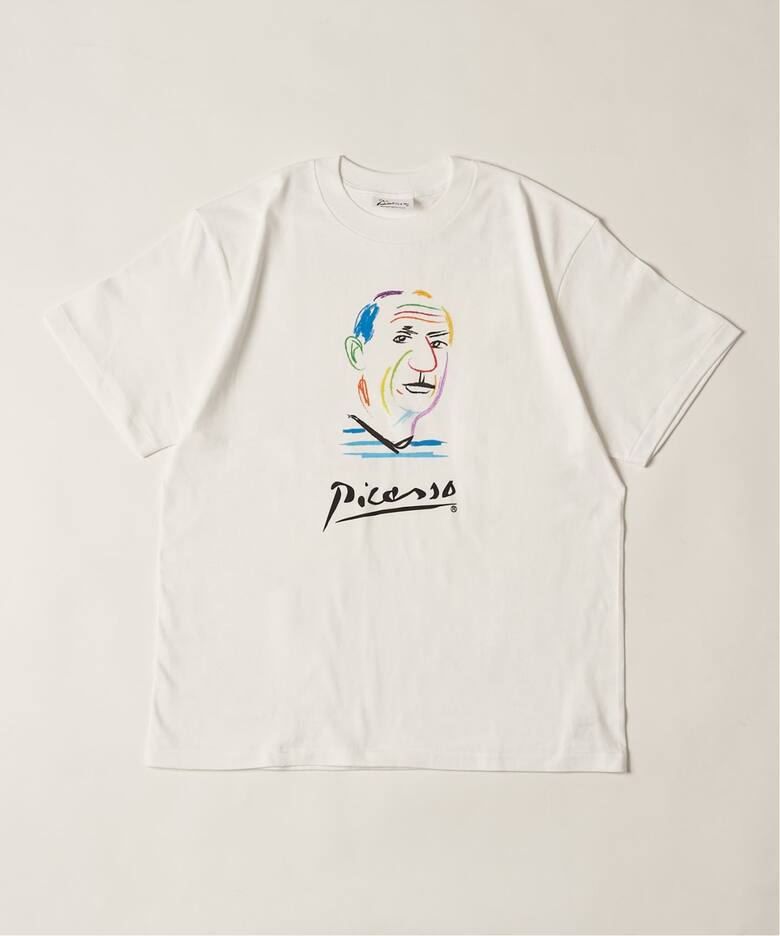 ピカソ アート Tシャツ 古着 80s USA製 Pablo Picasso 「Walker Art 