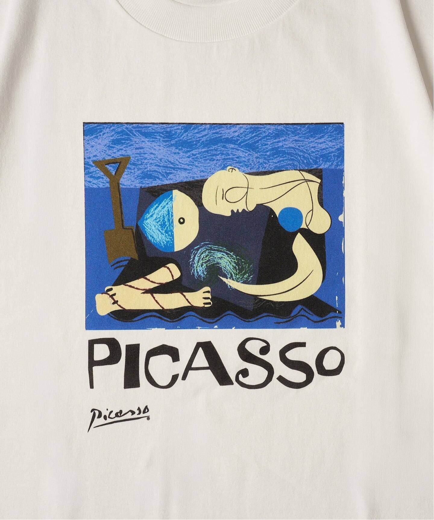 Pablo Picasso(パブロ・ピカソ) 別注 アート プリント Tシャツ（T