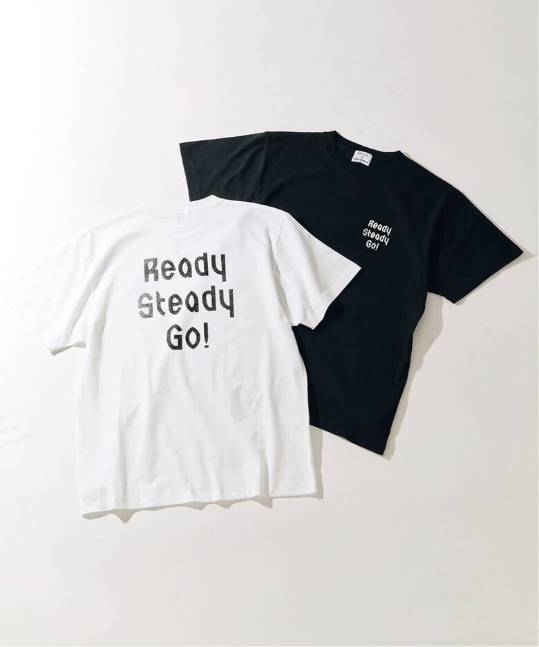 Ready Steady Go Standard Logo T-shirt MixGray White - Ready Steady Go 公式 レディステディゴー web store 通販 RSG-ism