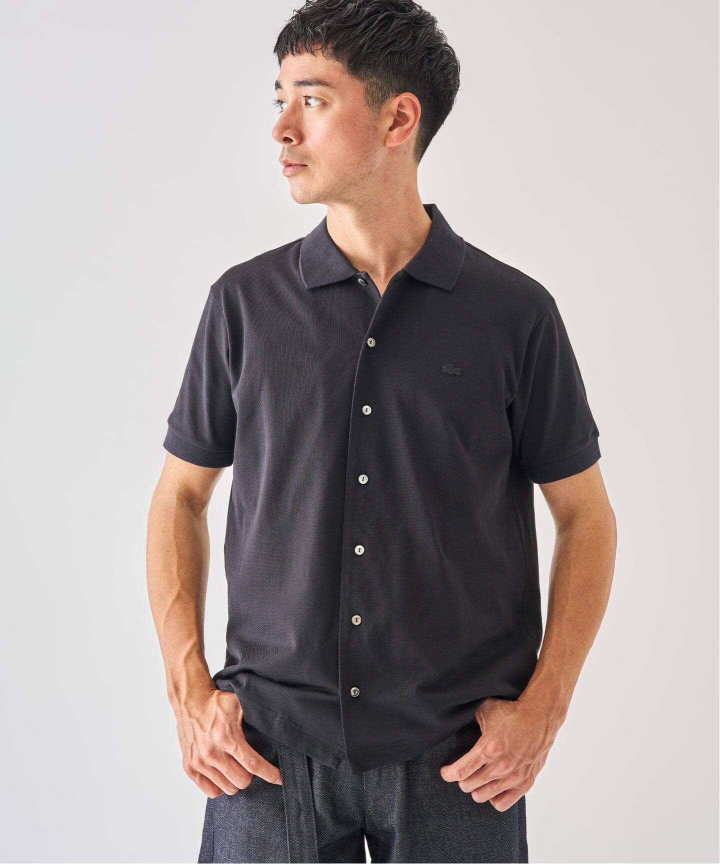 LACOSTE(ラコステ) 別注 COOLMAX フルオープン 半袖ポロシャツ