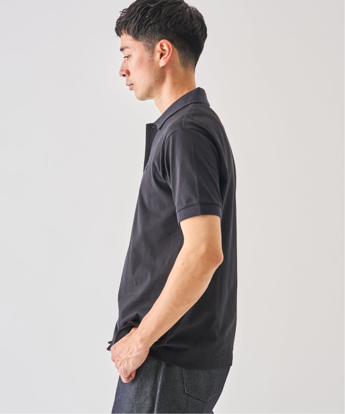 LACOSTE(ラコステ) 別注 COOLMAX フルオープン 半袖ポロシャツ