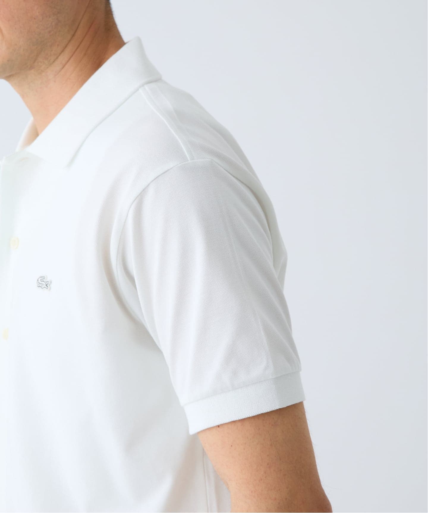 LACOSTE(ラコステ) 別注 COOLMAX フルオープン 半袖ポロシャツ