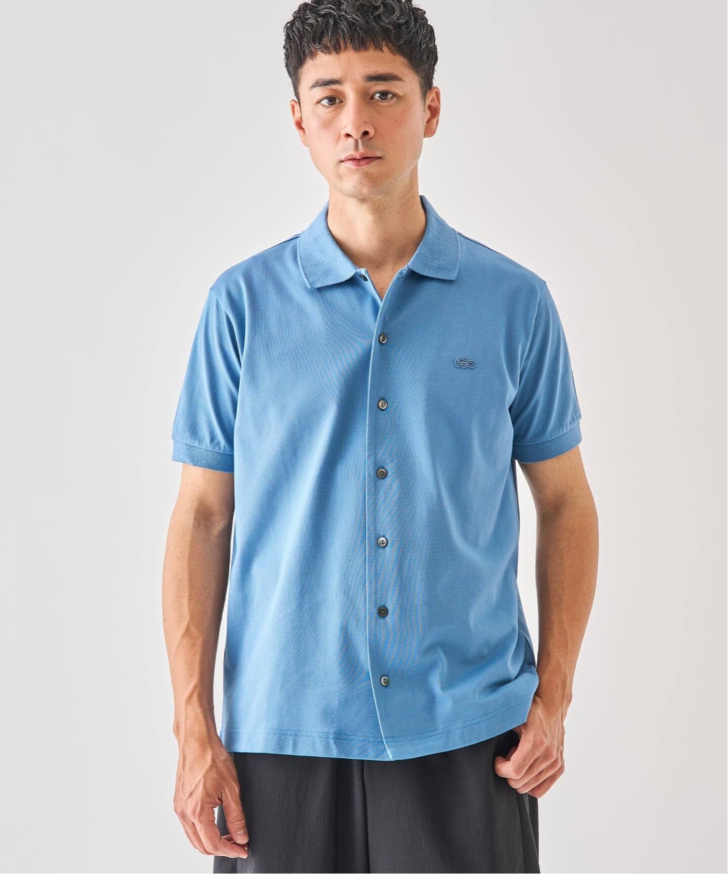 LACOSTE(ラコステ) 別注 COOLMAX フルオープン 半袖ポロシャツ