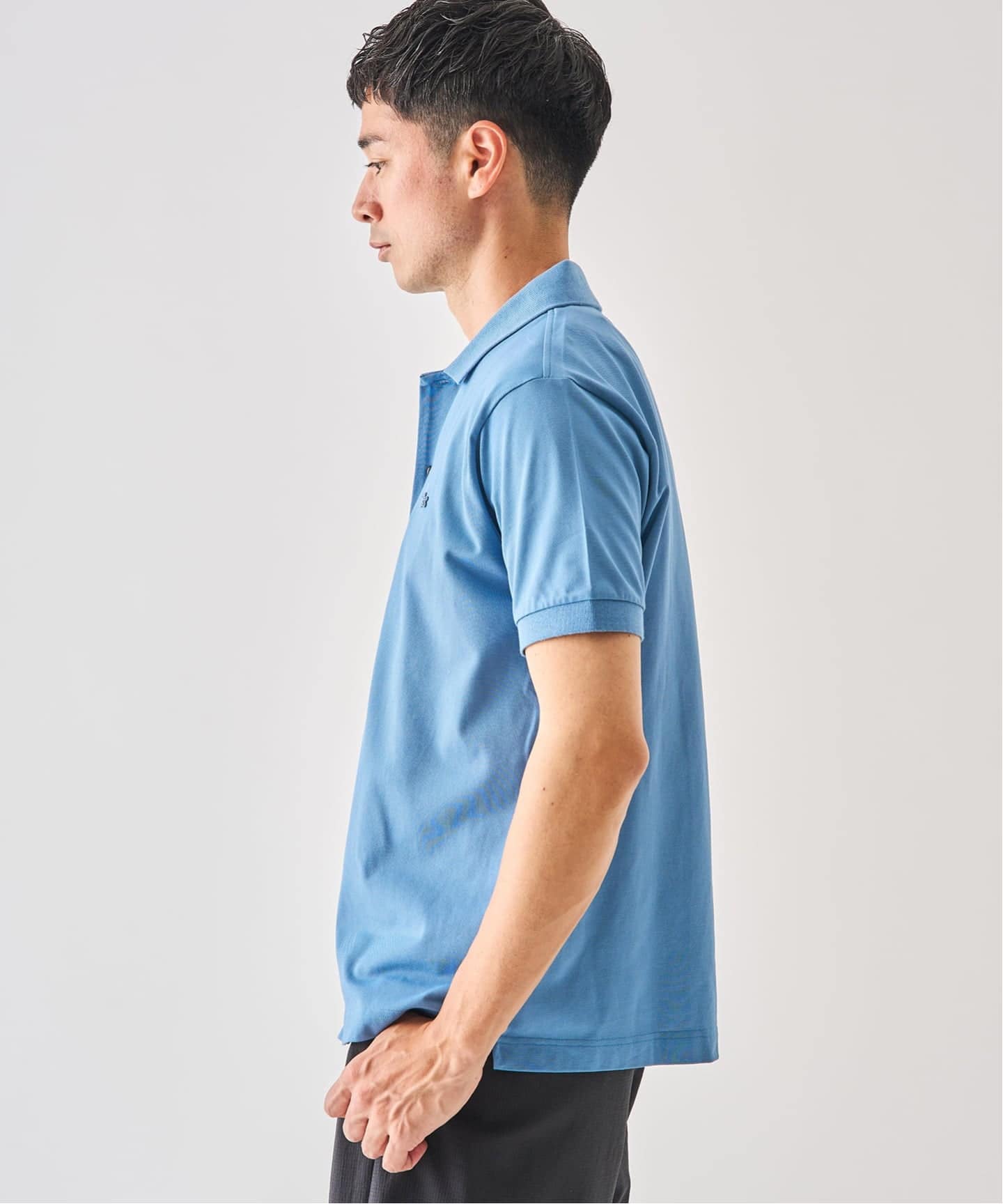 別注 希少品！ラコステ × ビューティー＆ユース 半袖ポロシャツ [Lサイズ] LACOSTE(ラコステ) 別注 COOLMAX フルオープン 半袖ポロシャツ