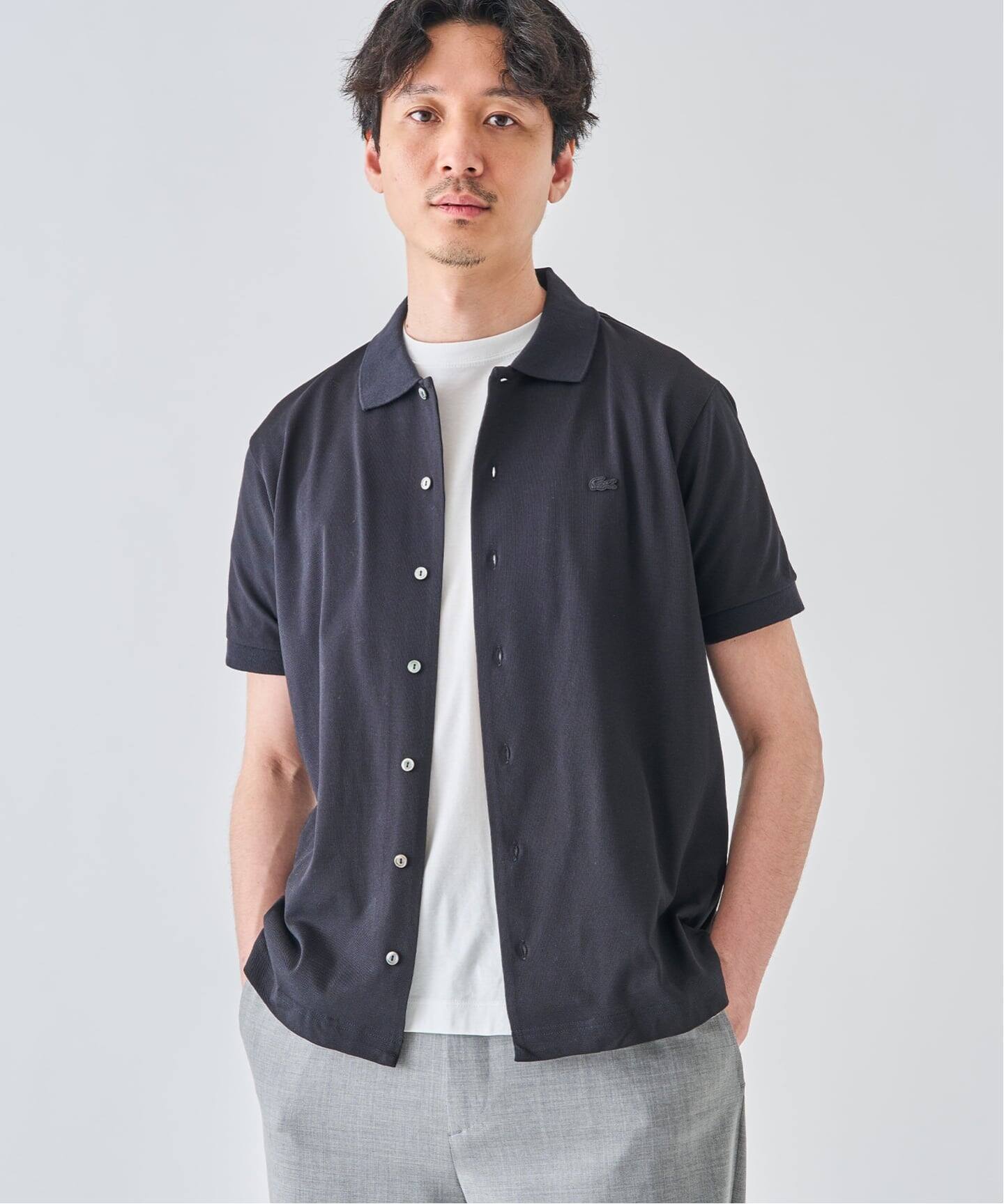 別注 EDIFICE LACOSTE(ラコステ) ポロシャツ　ネイビー ラコステの通販 楽天市場】エディフィス トップス