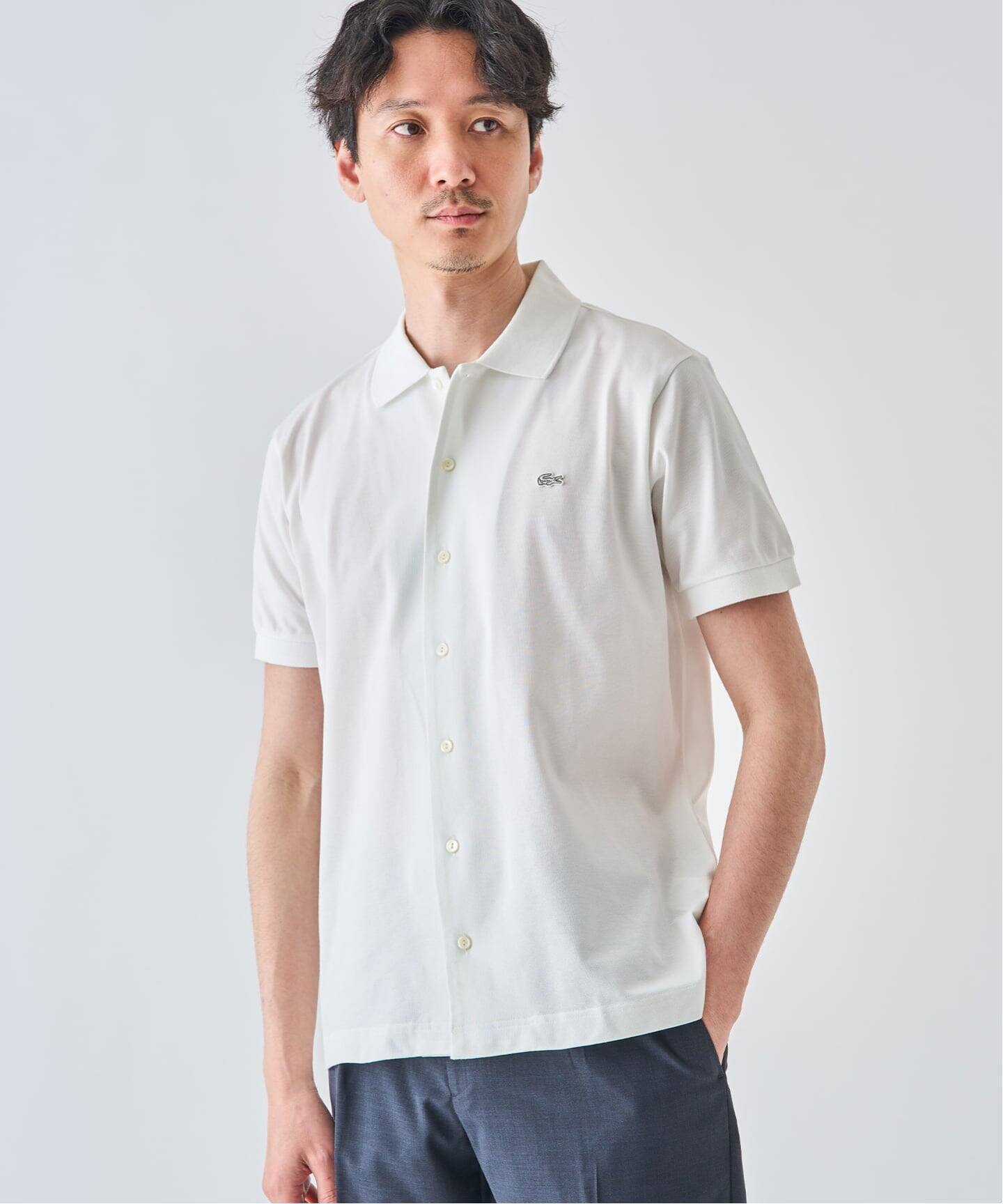 LACOSTE(ラコステ) 別注 COOLMAX フルオープン 半袖ポロシャツ