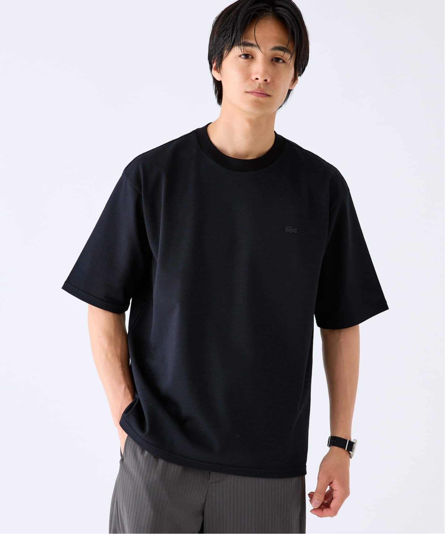 LACOSTE(ラコステ) 別注 ニット Tシャツ（Tシャツ／カットソー