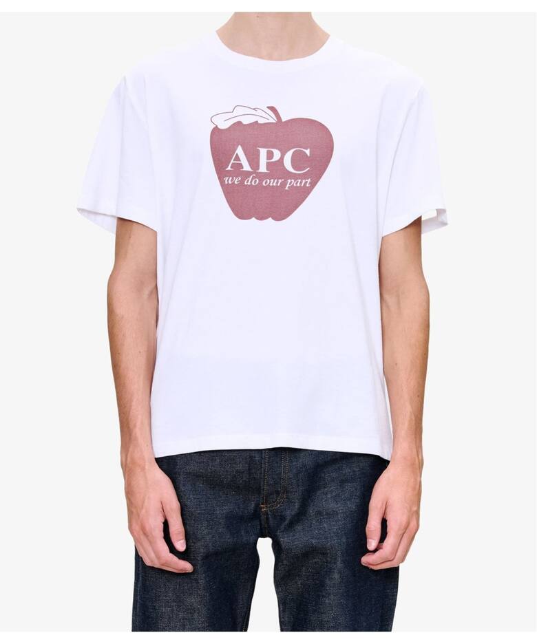 apc tシャツ A P C アー・ペー・セー T-SHIRT POMME-JERSEY BIOLOGIQUE Tシャツ カットソー EDIFICE
