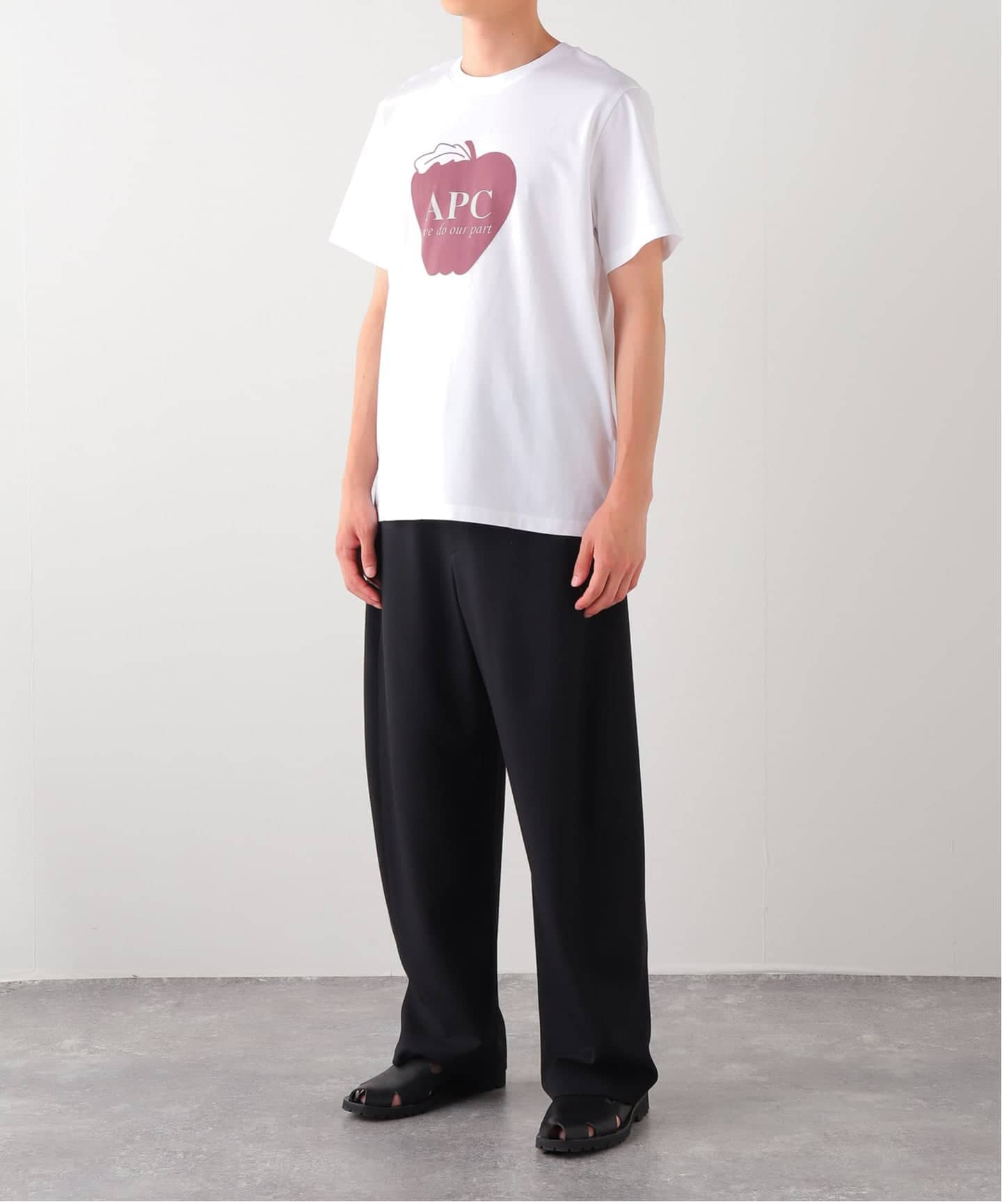A.P.C （アー・ペー・セー）T-SHIRT POMME-JERSEY BIOLOGIQUE（Tシャツ