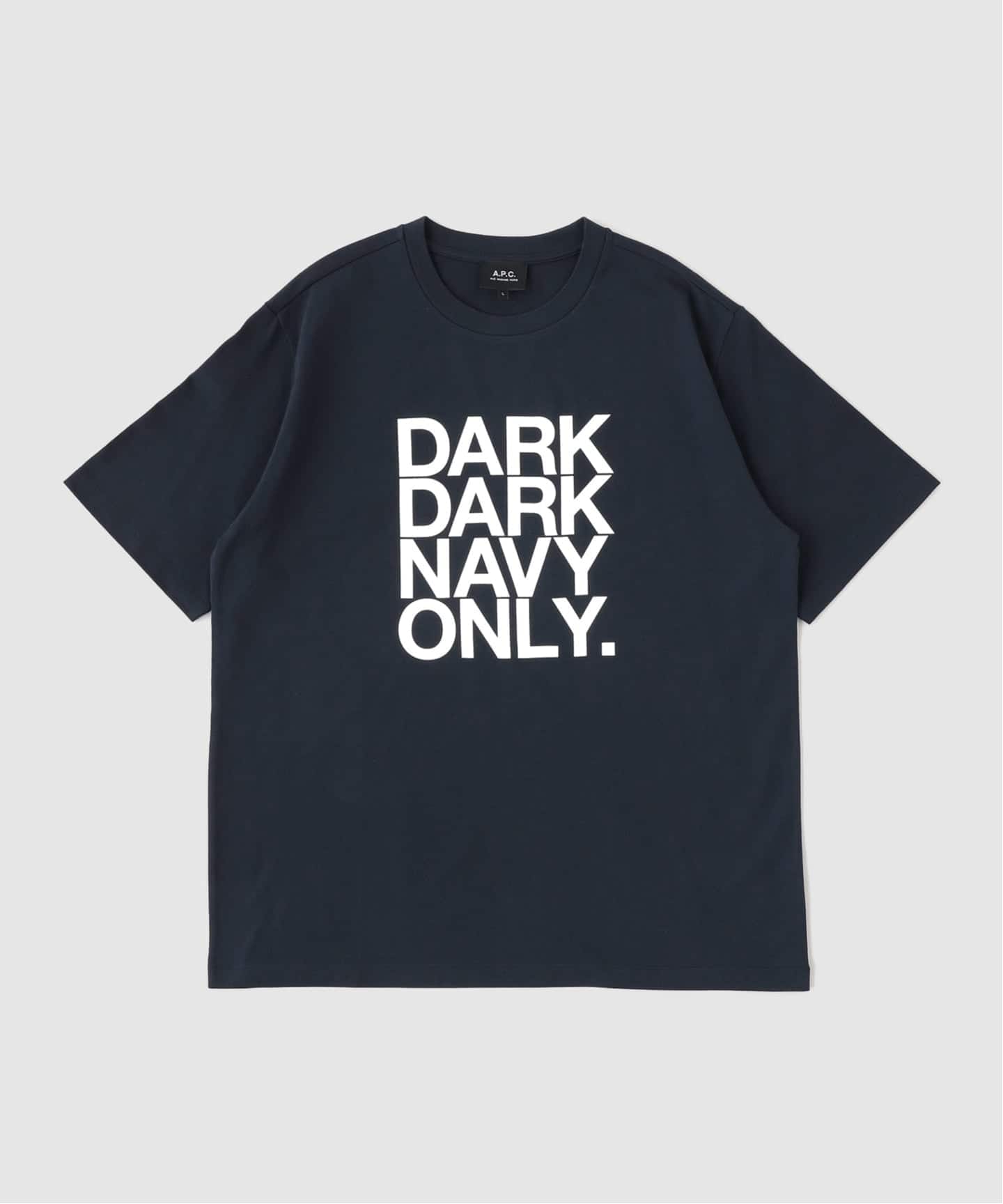 A.P.C. (アー・ペー・セー) T-SHIRT MANCHES COURTES DARK DARK（T