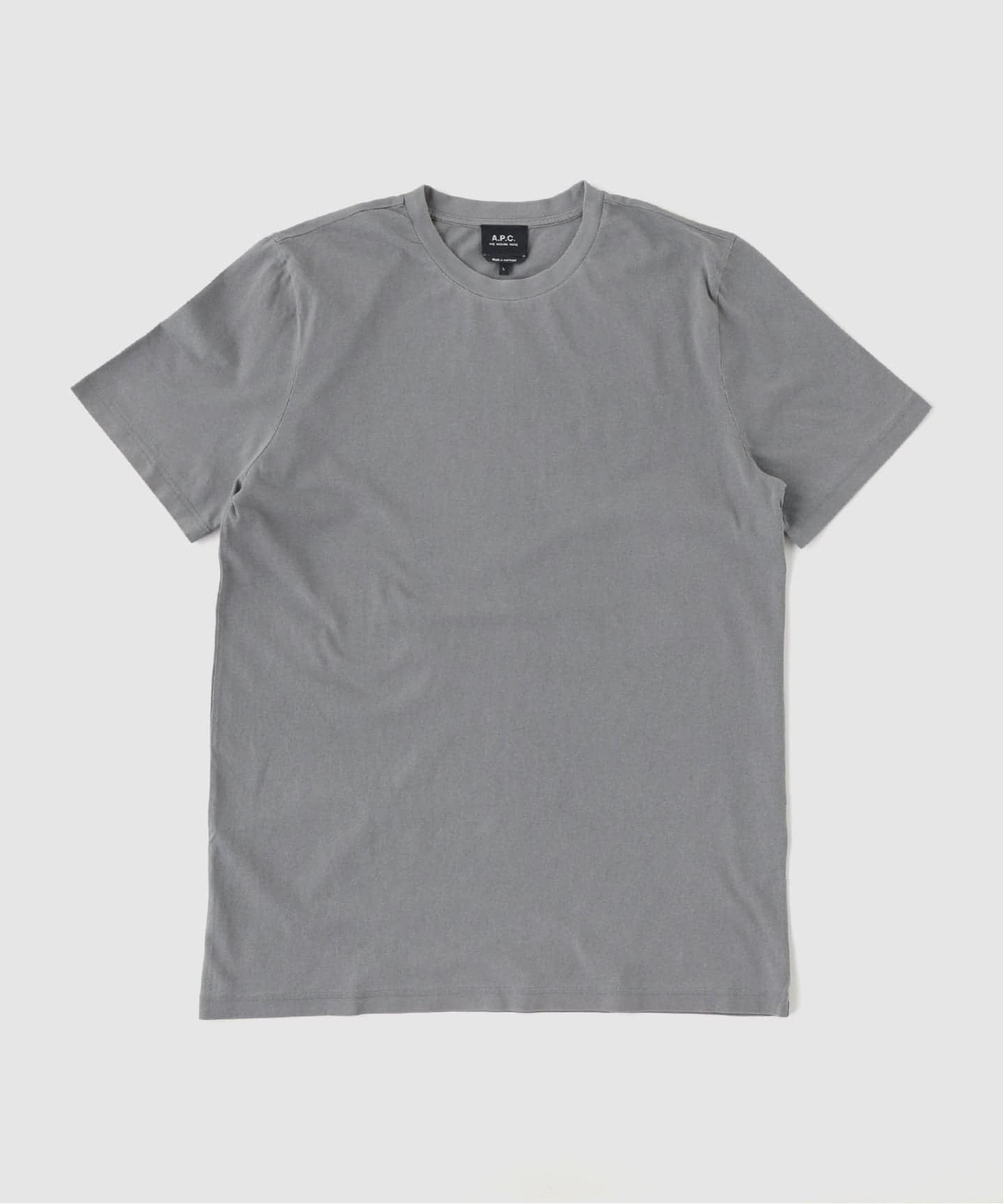 APC  Tシャツ　エディフィス　グレー　Mサイズ A.P.C. (アー・ペー・セー) T-SHIRT MANCHES COURTES APC PRINTE（T