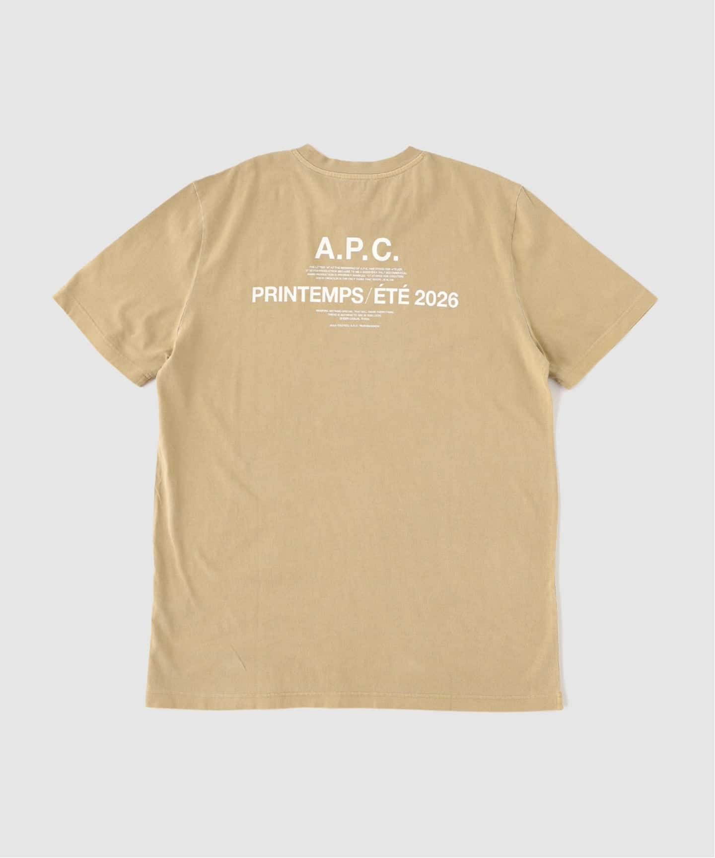 A.P.C. (アー・ペー・セー) T-SHIRT MANCHES COURTES APC PRINTE（T