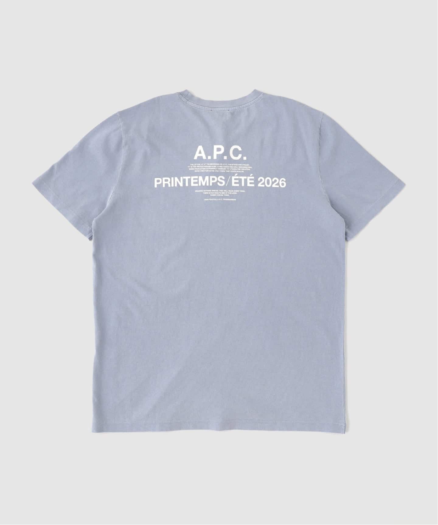 A.P.C. (アー・ペー・セー) T-SHIRT MANCHES COURTES APC PRINTE（T