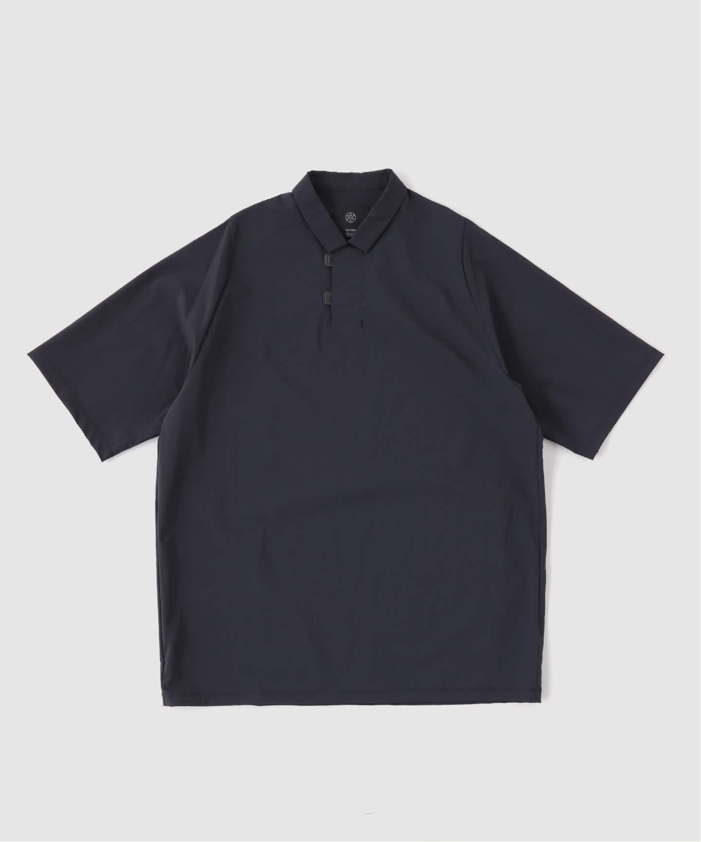 L 3 TEATORA ポロシャツ ネイビー TEATORA」CAPSULESNAP POLO SHIRT DOCTOROID ＆ 「NO CONTROL AIR」強