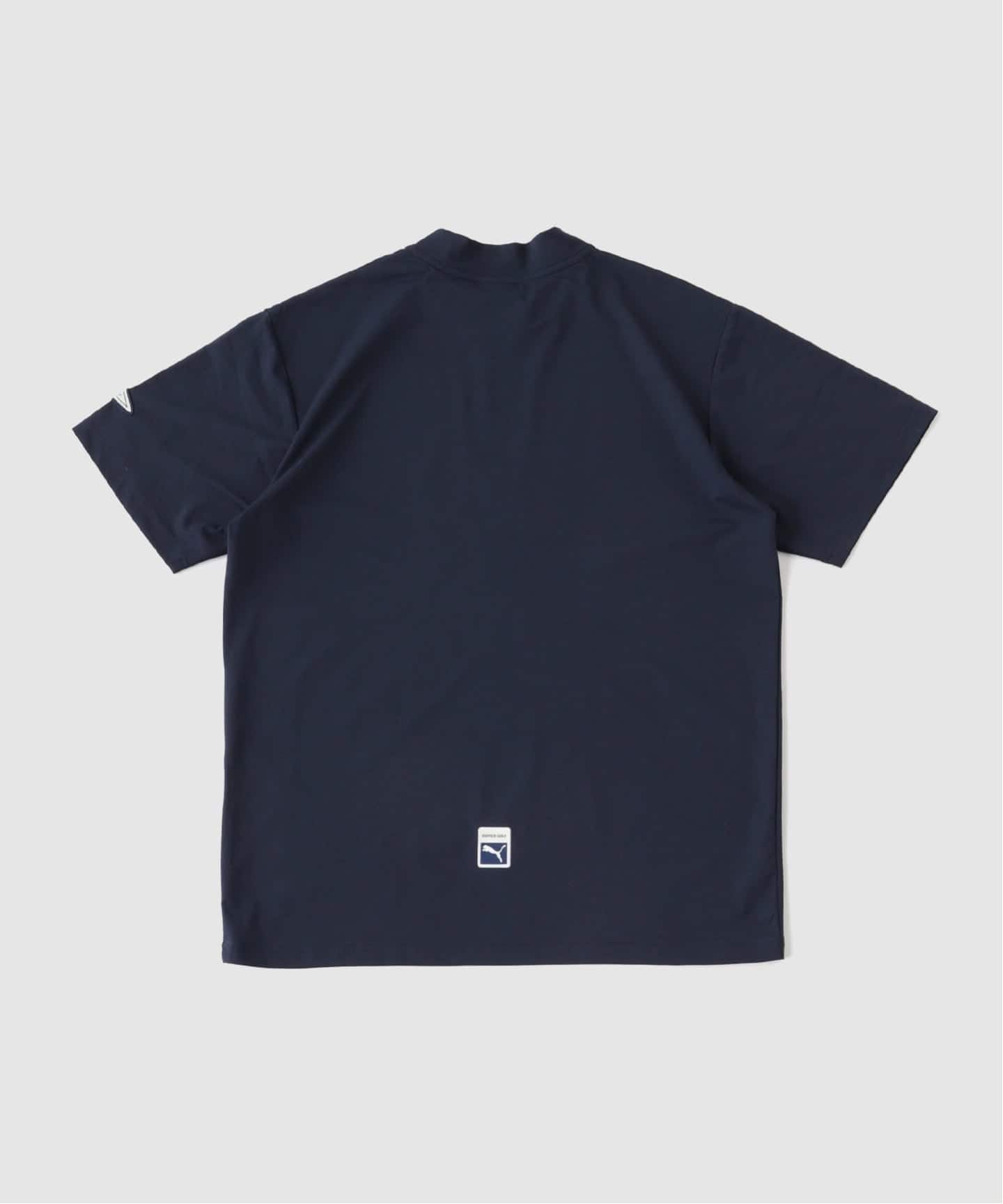 PUMA GOLF x EDIFICE GOLF フロントロゴモックネックシャツ（Tシャツ