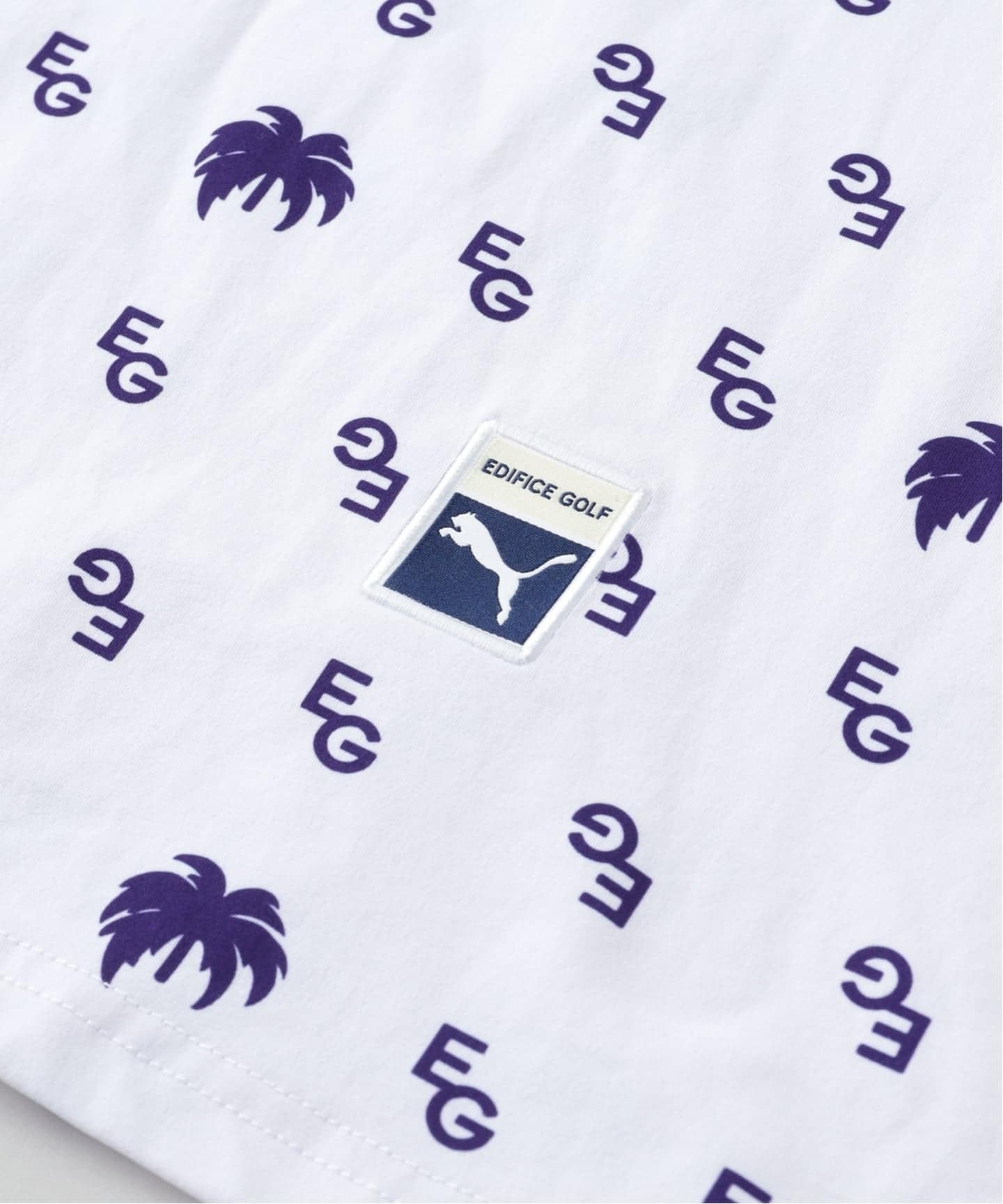 PUMA GOLF x EDIFICE GOLF フロントロゴモックネックシャツ（Tシャツ