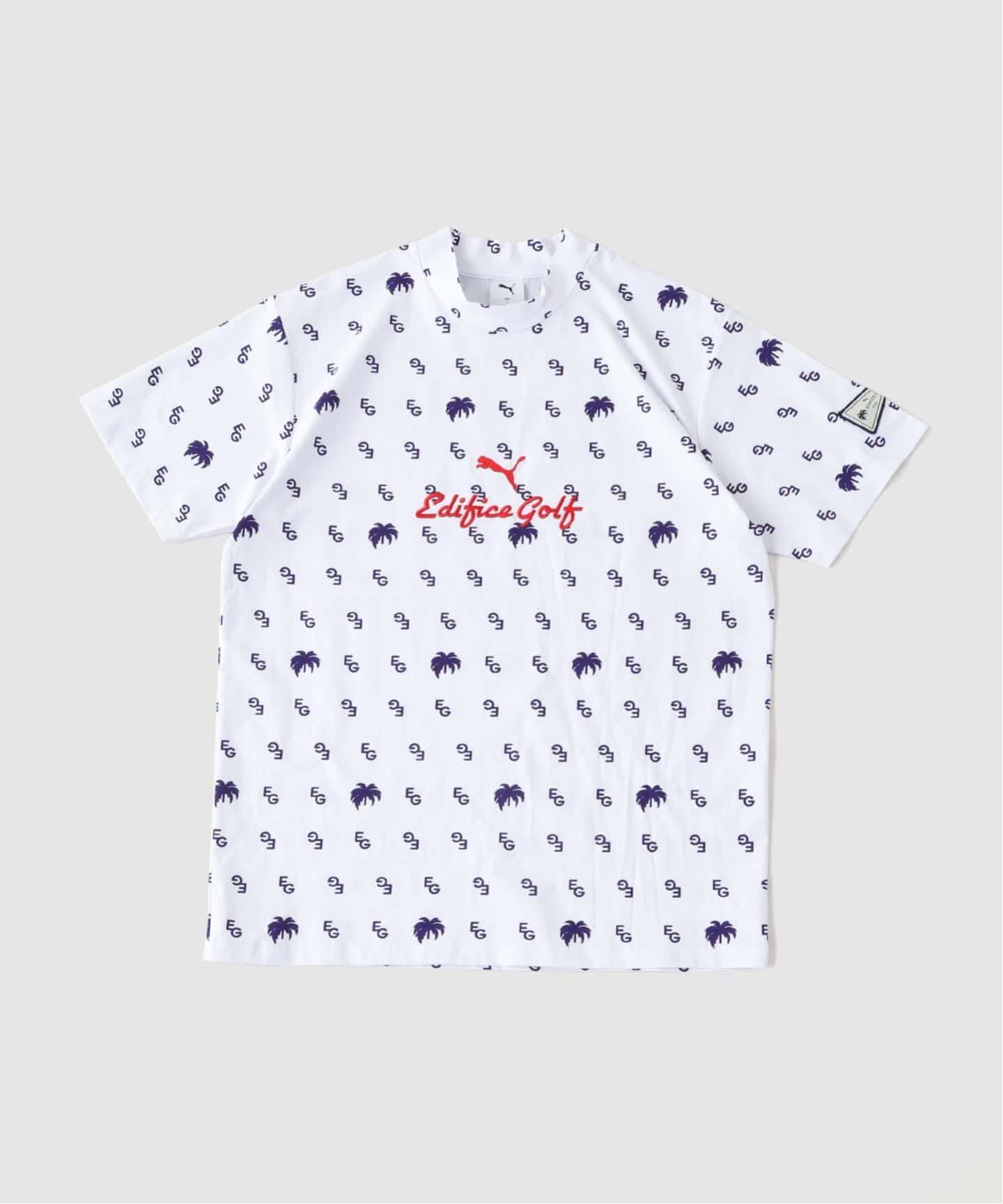 PUMA GOLF x EDIFICE GOLF フロントロゴモックネックシャツ（Tシャツ