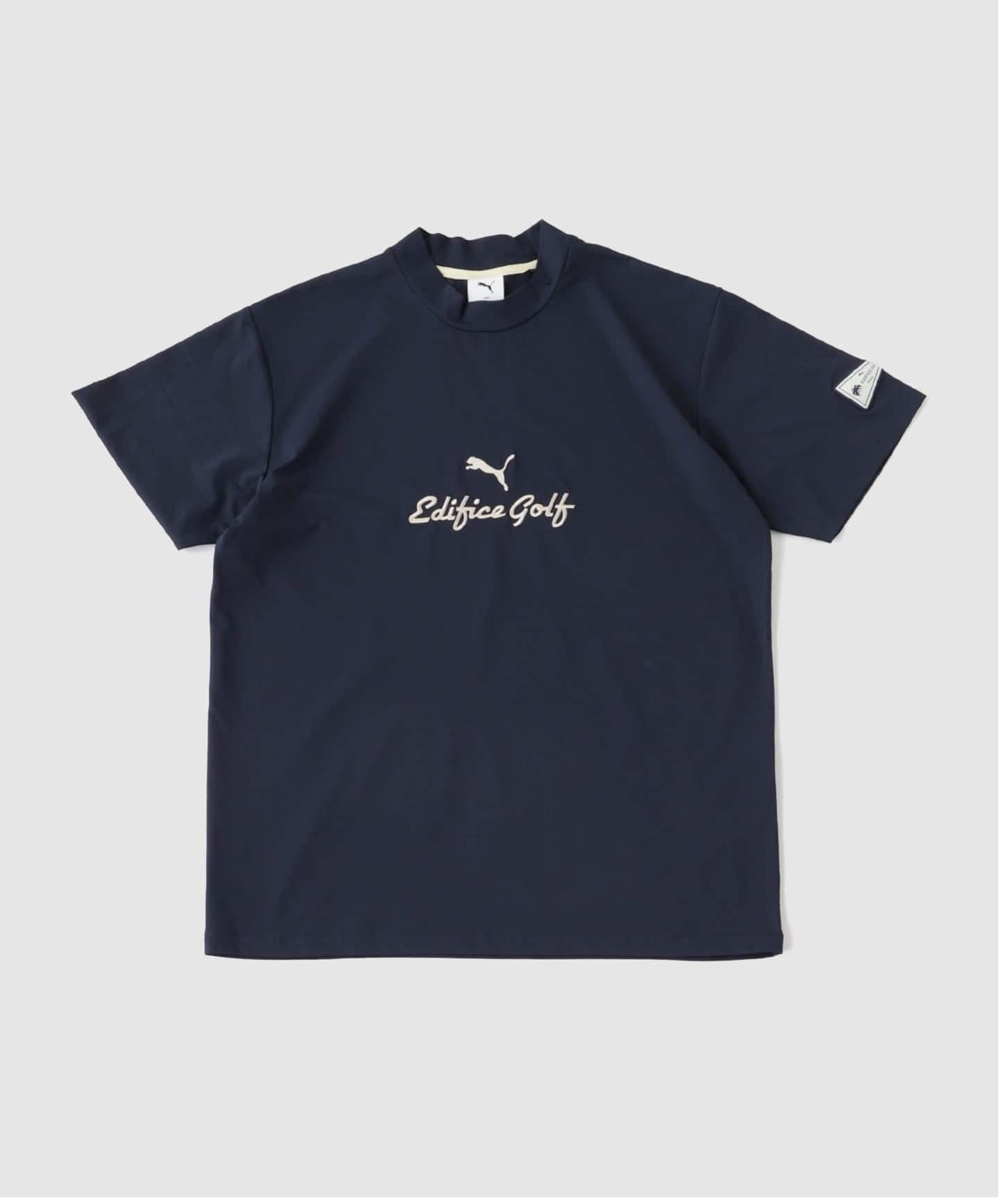 PUMA GOLF x EDIFICE GOLF フロントロゴモックネックシャツ（Tシャツ