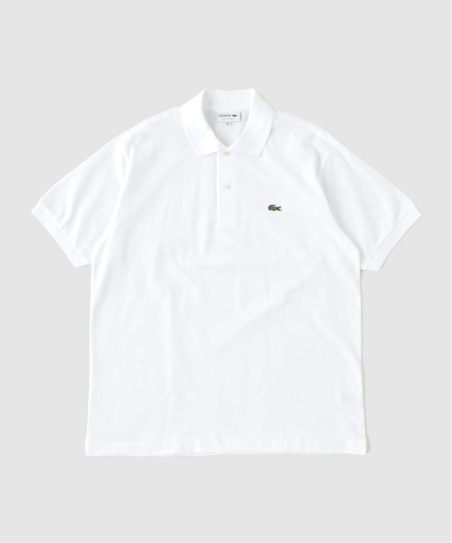 ホワイト L1212L フレラコ　LACOSTE ポロシャツ 半袖 メンズ LACSTE ポロシャツ フランス企画 L1212-51 ラコステ サイズ3 トップス