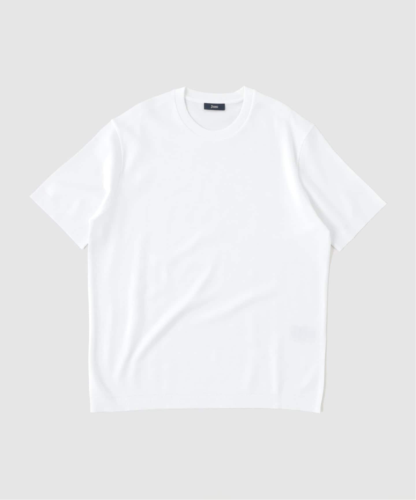 HERNO(へルノ) Jersey Knit Effect Tee（Tシャツ／カットソー
