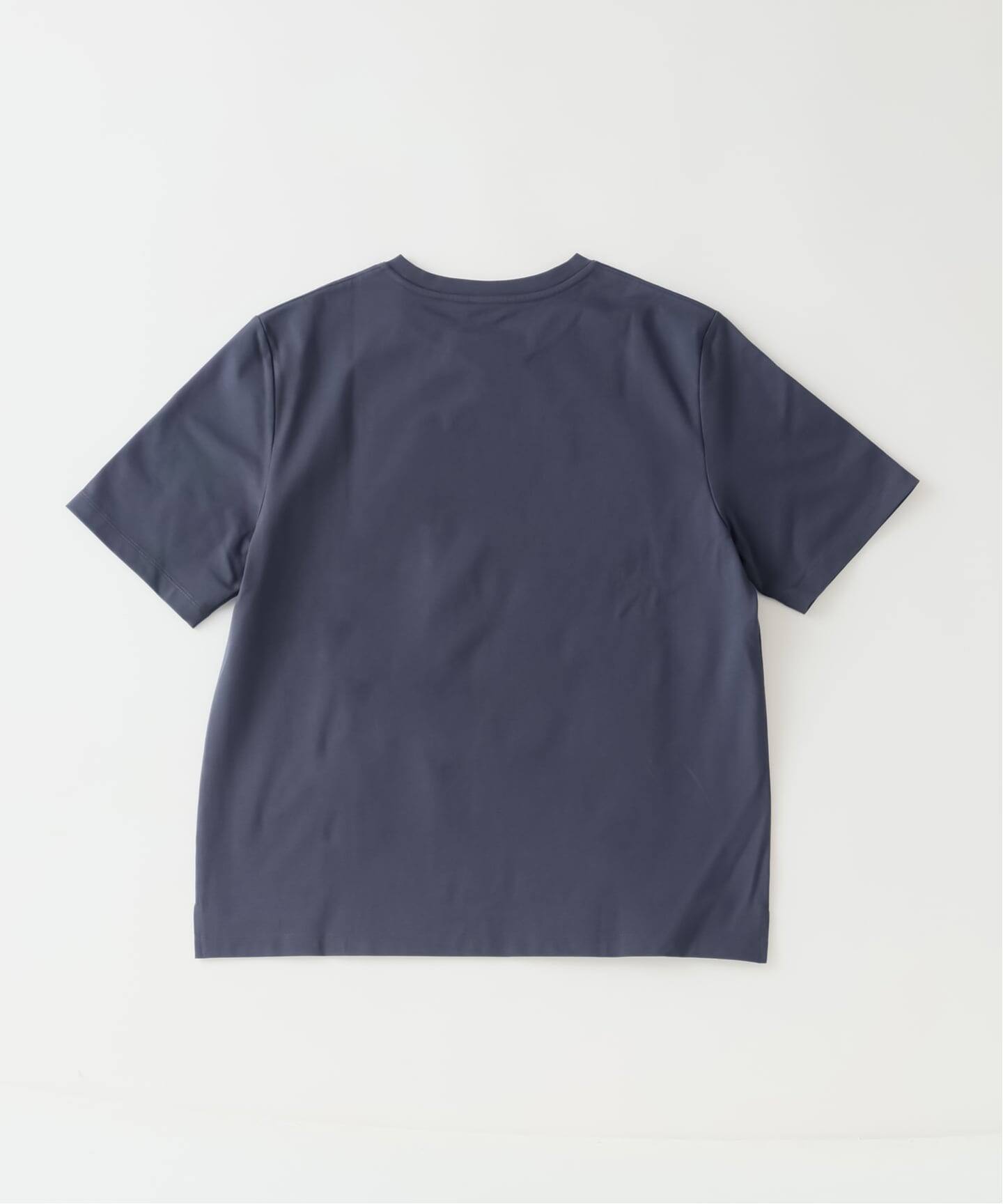 【NAVY】<nomiamo> コットン クルーネックTシャツ nomiamo＞ コットン クルーネックTシャツ