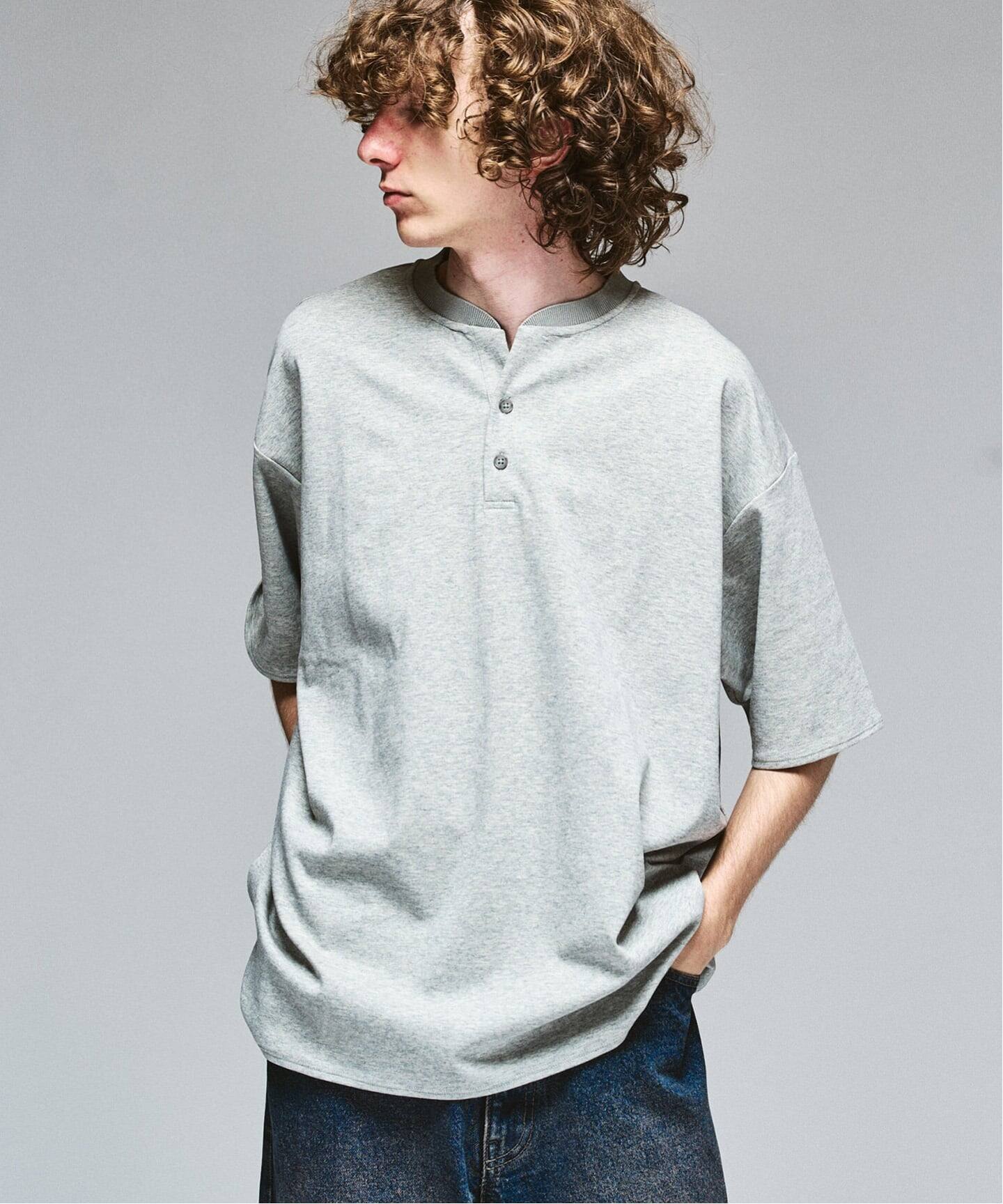 ツートーン 2B ヘンリーネック（Tシャツ／カットソー）｜417 EDIFICE