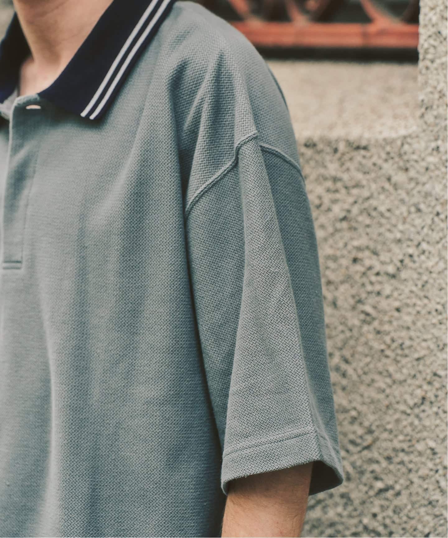 Zワッフル スキッパーポロシャツ（ポロシャツ）｜417 EDIFICE（フォー