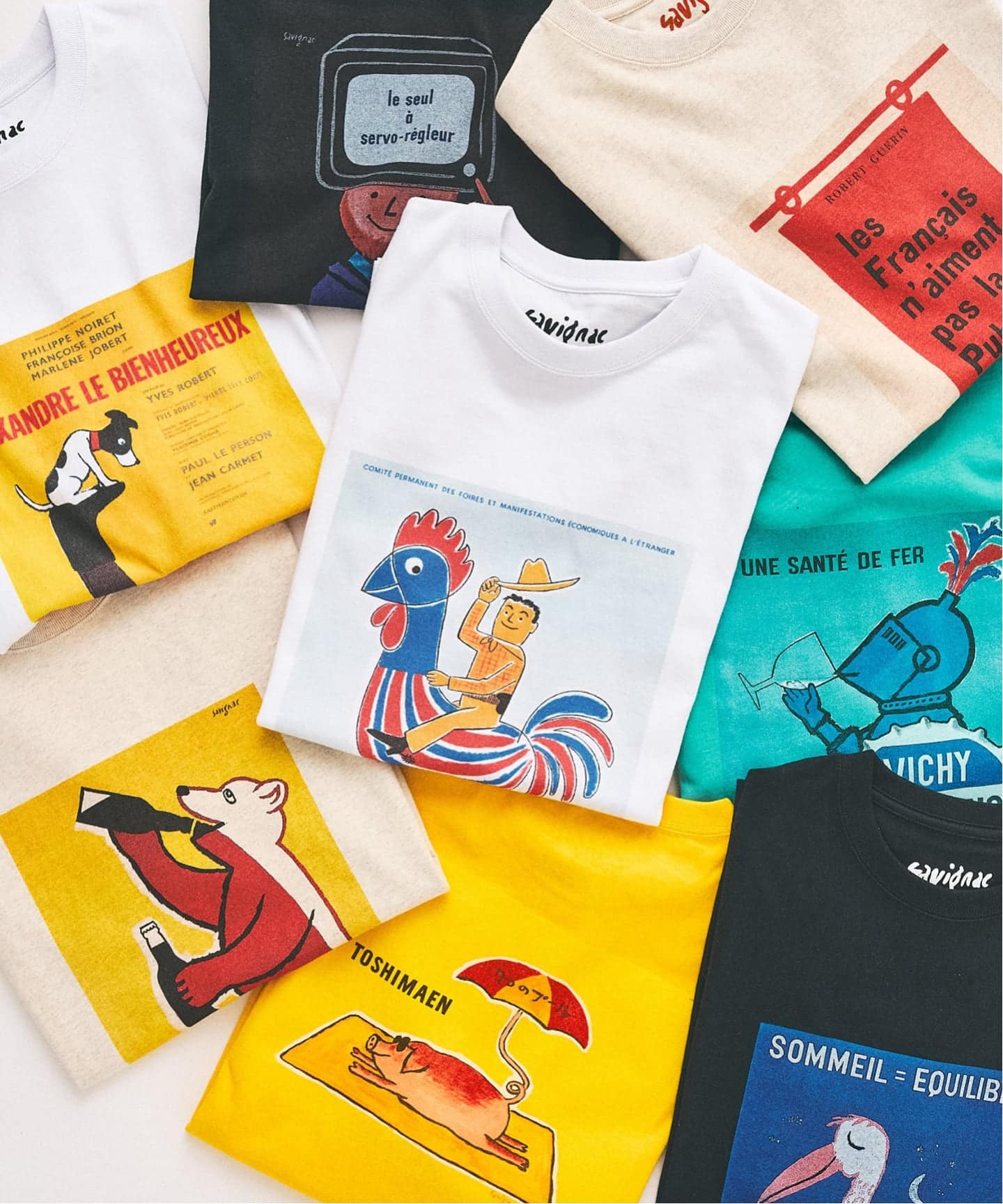 追加｜SAVIGNAC×417 グラフィックTシャツ（Tシャツ／カットソー）｜417