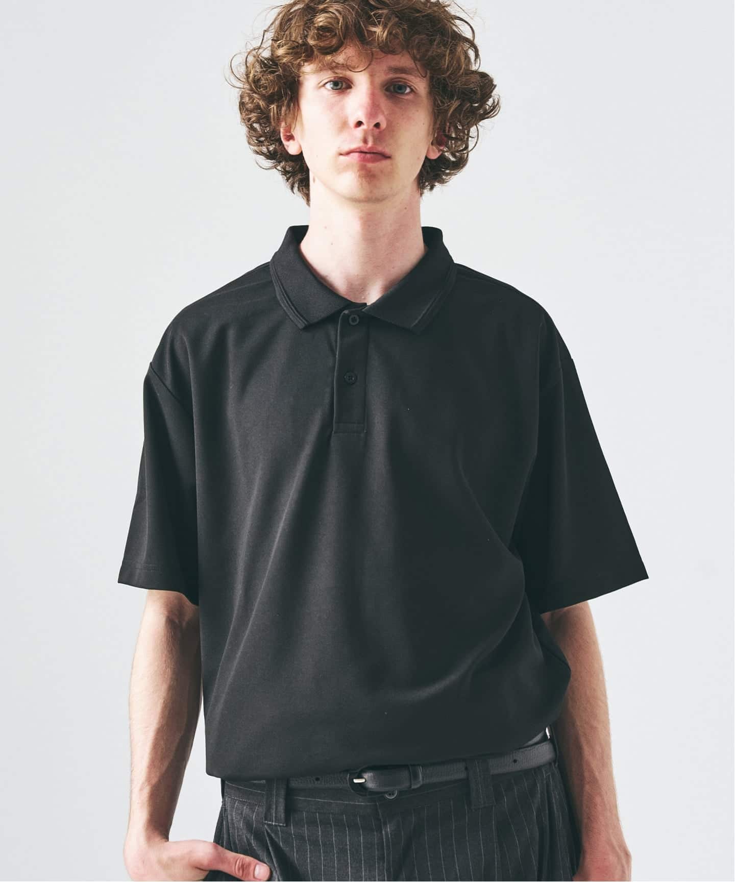 ブラック ポロシャツ Pedestal UTILITY QUICKDRY ポロシャツ（ポロシャツ）｜417 EDIFICE（フォー
