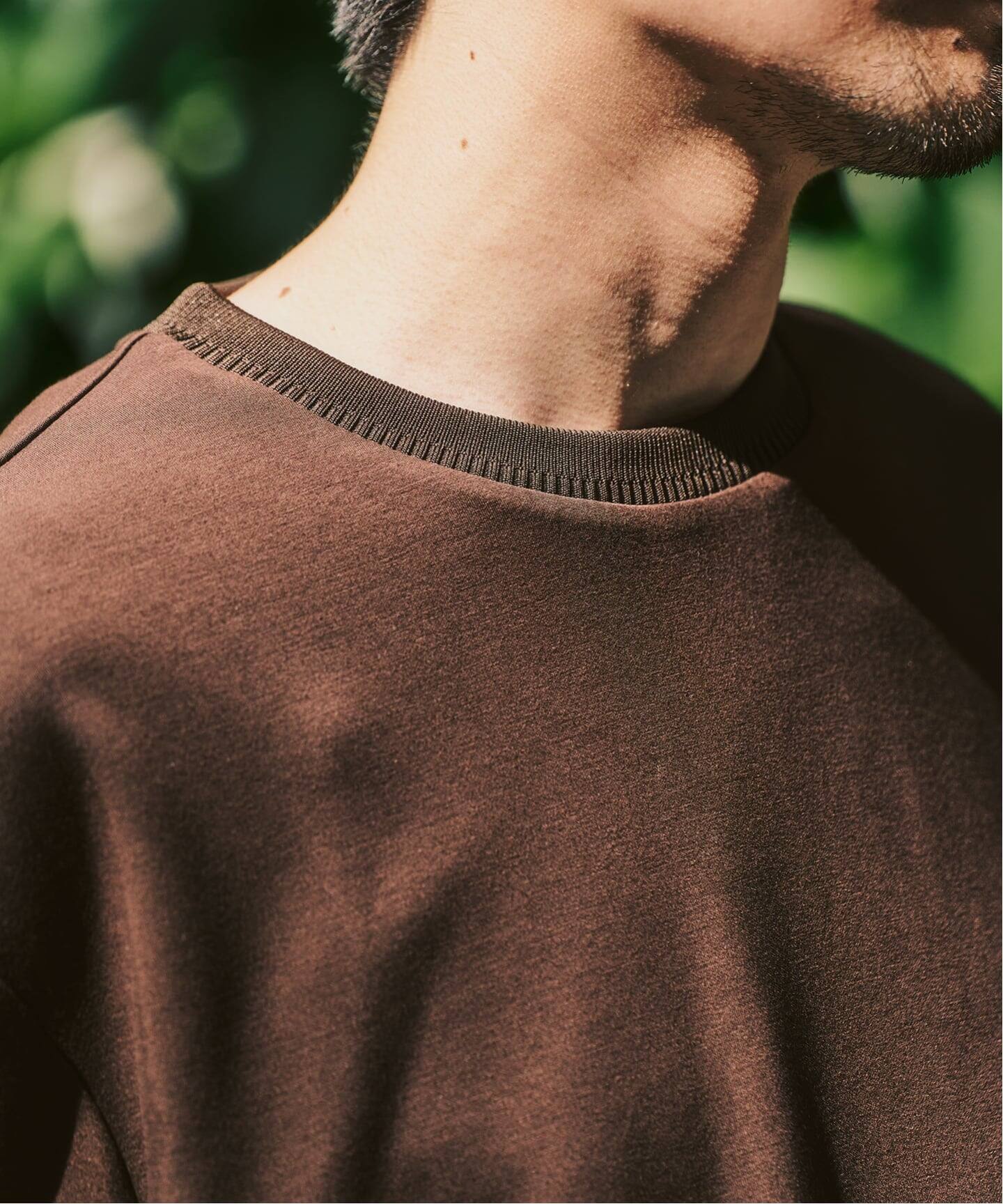 【海外Ｌサイズ】TOP14 スタッド・トゥールーザン easa マッチシャツ ネックジャカード クールタッチTシャツ（Tシャツ／カットソー）｜417