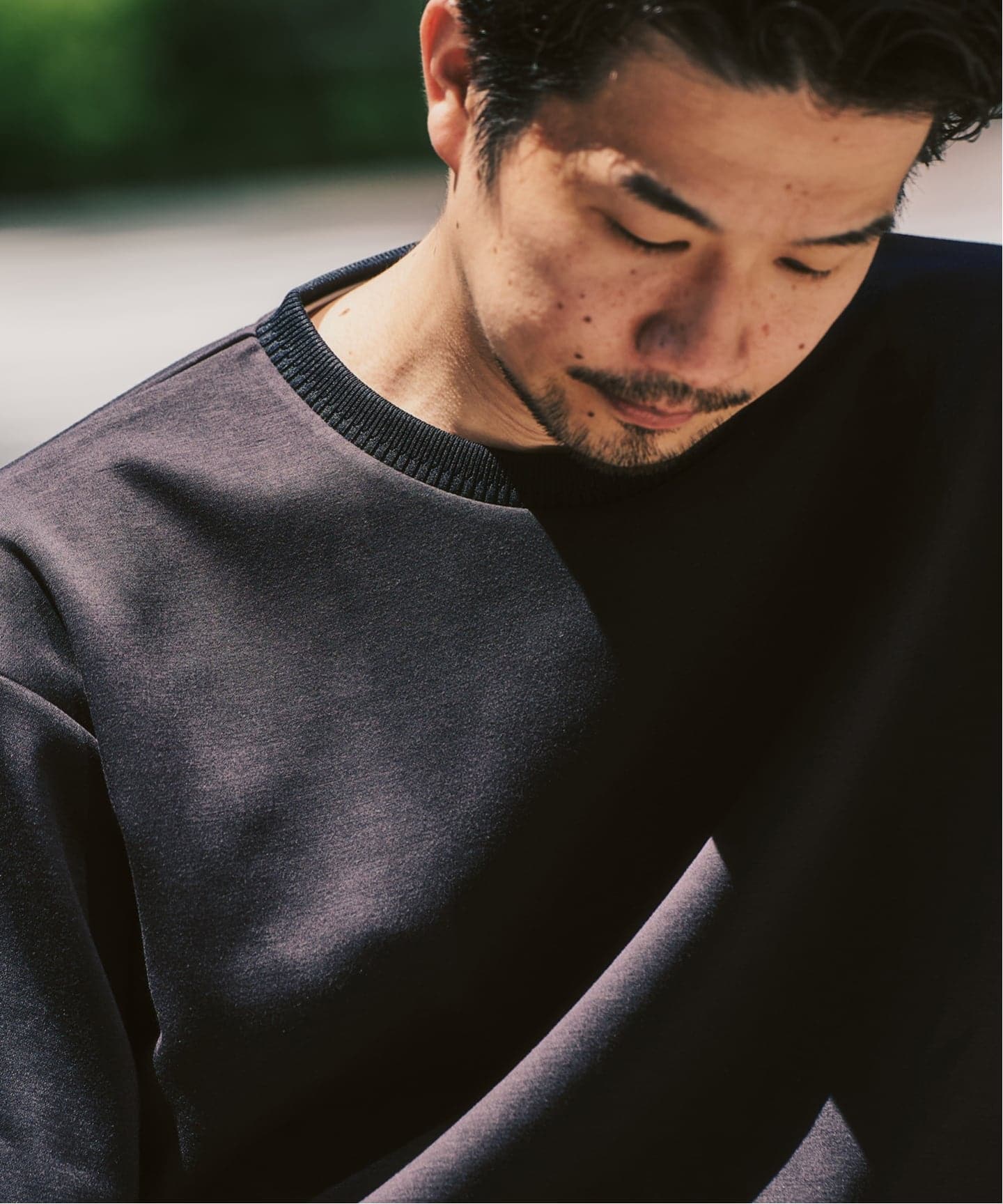 【海外Ｌサイズ】TOP14 スタッド・トゥールーザン easa マッチシャツ ネックジャカード クールタッチTシャツ（Tシャツ／カットソー）｜417