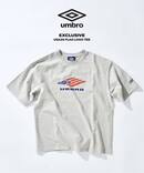 UMBRO×417 USA26 FLAG LOGO TEE