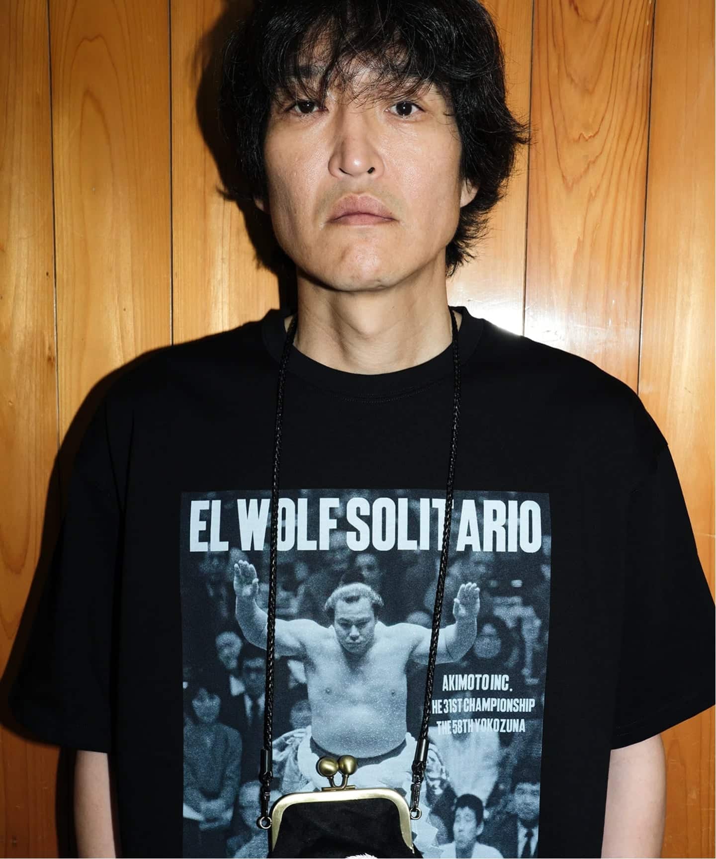 千代の富士×BUENA VISTA】El wolf solitario tee uno（Tシャツ