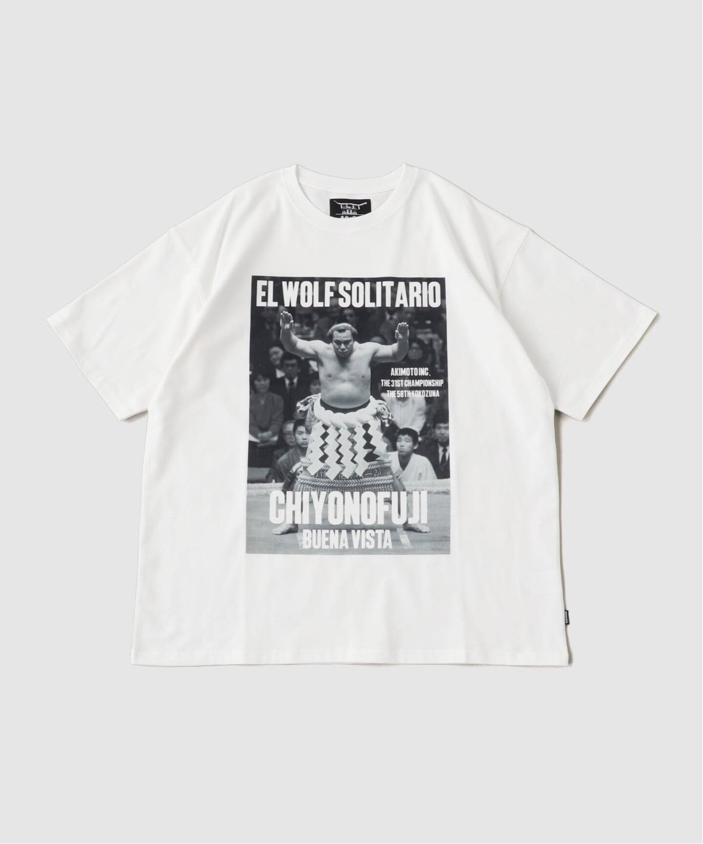 千代の富士×BUENA VISTA】El wolf solitario tee uno（Tシャツ