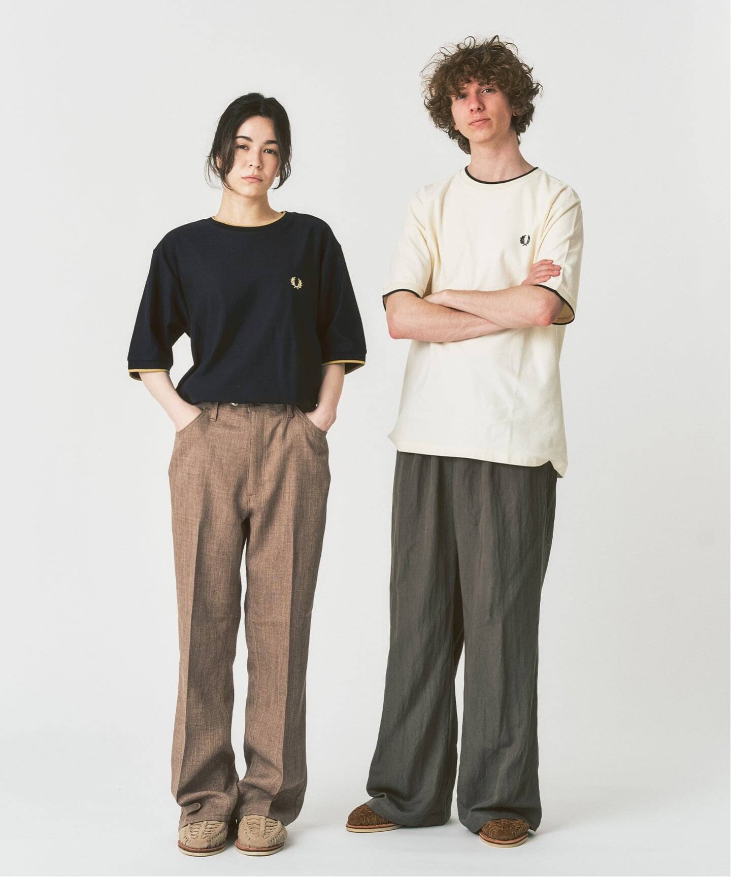 FRED PERRY / フレッドペリー417別注 Crepe Pique Tシャツ（Tシャツ