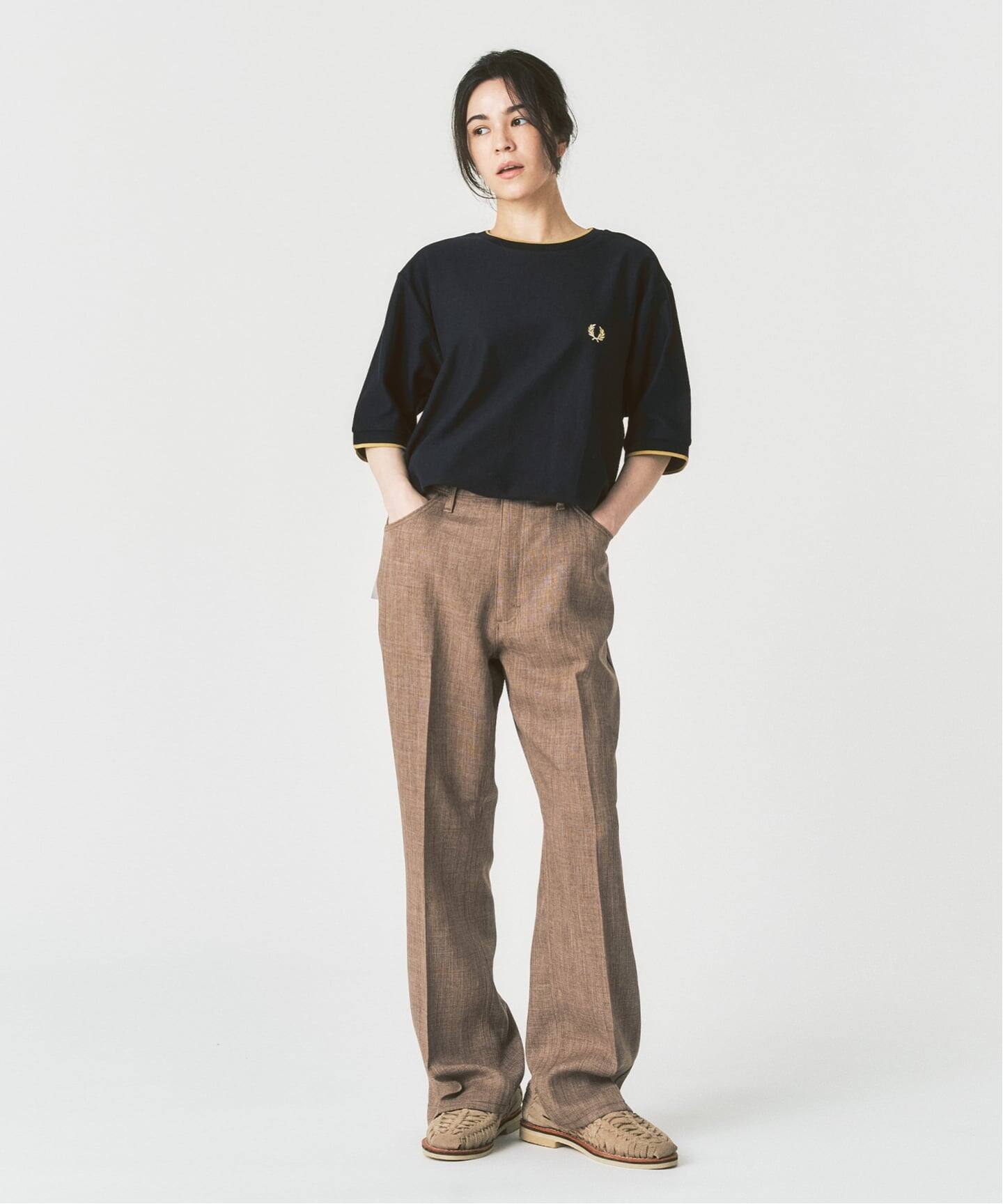 FRED PERRY / フレッドペリー417別注 Crepe Pique Tシャツ（Tシャツ